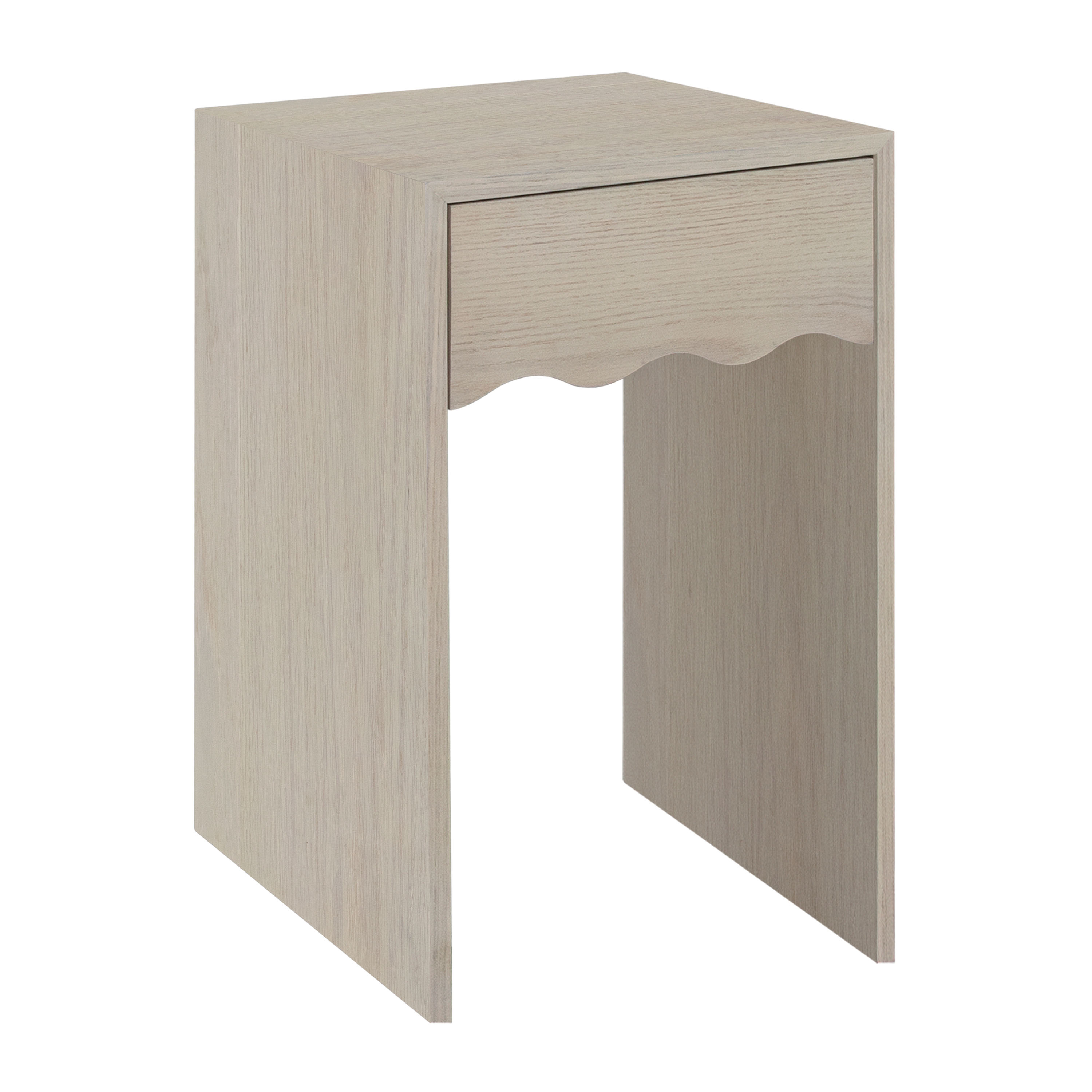Sienna Sängbord Vitoljad Ek 40x32x60