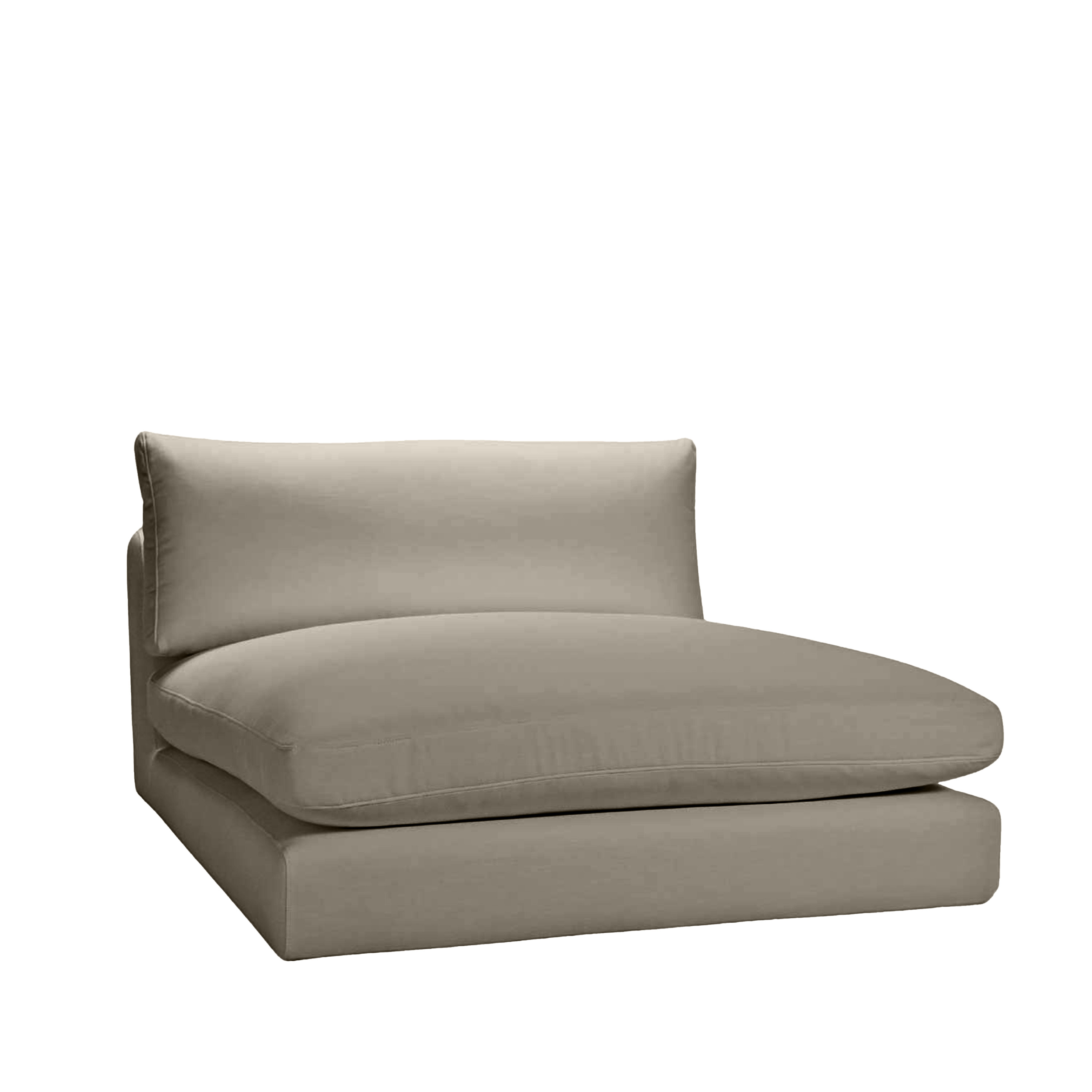 Capri 1.5-sits Divanmodul Taupe 120x155