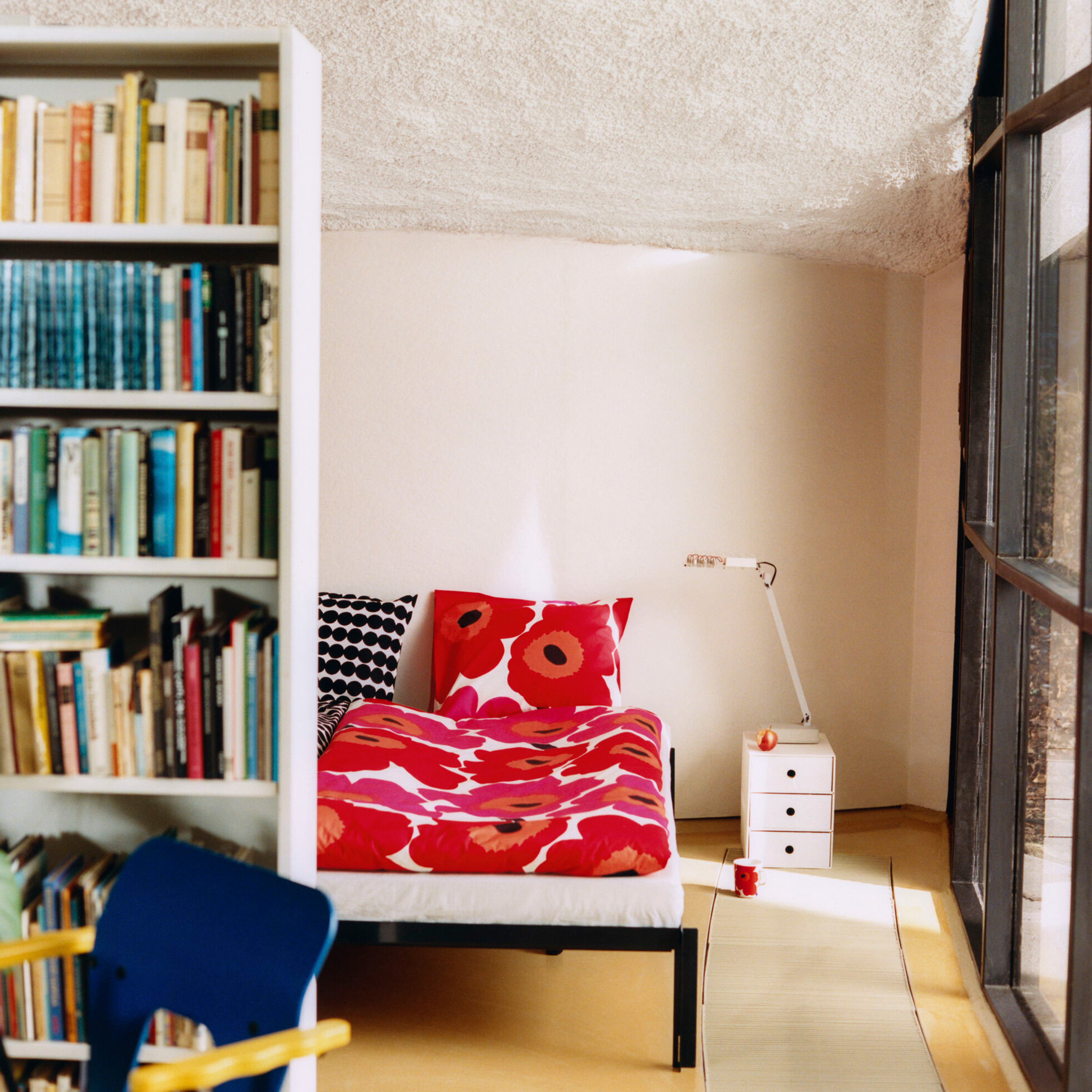 Marimekko Unikko Örngott Röd/Vit 50x60