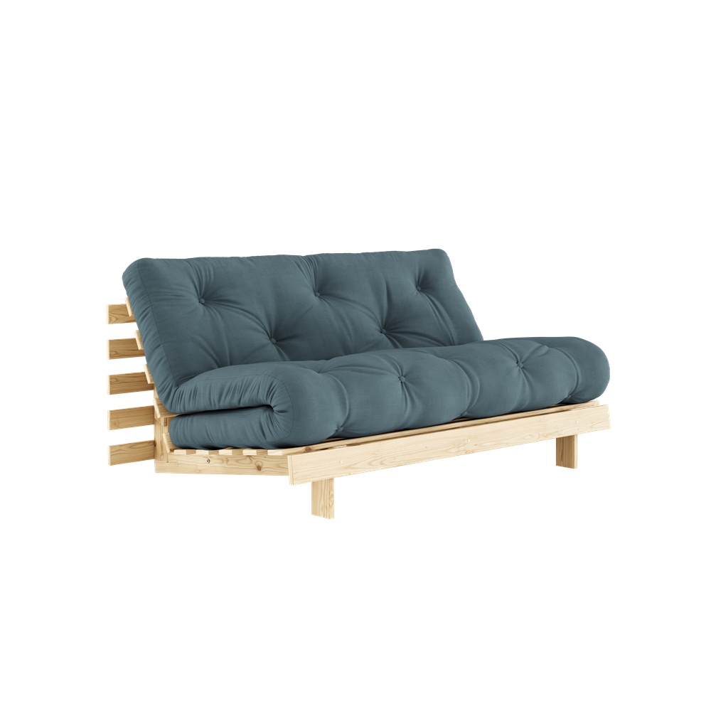 Karup Design - Roots Schlafsofa Natur/Petrolblau 160cm