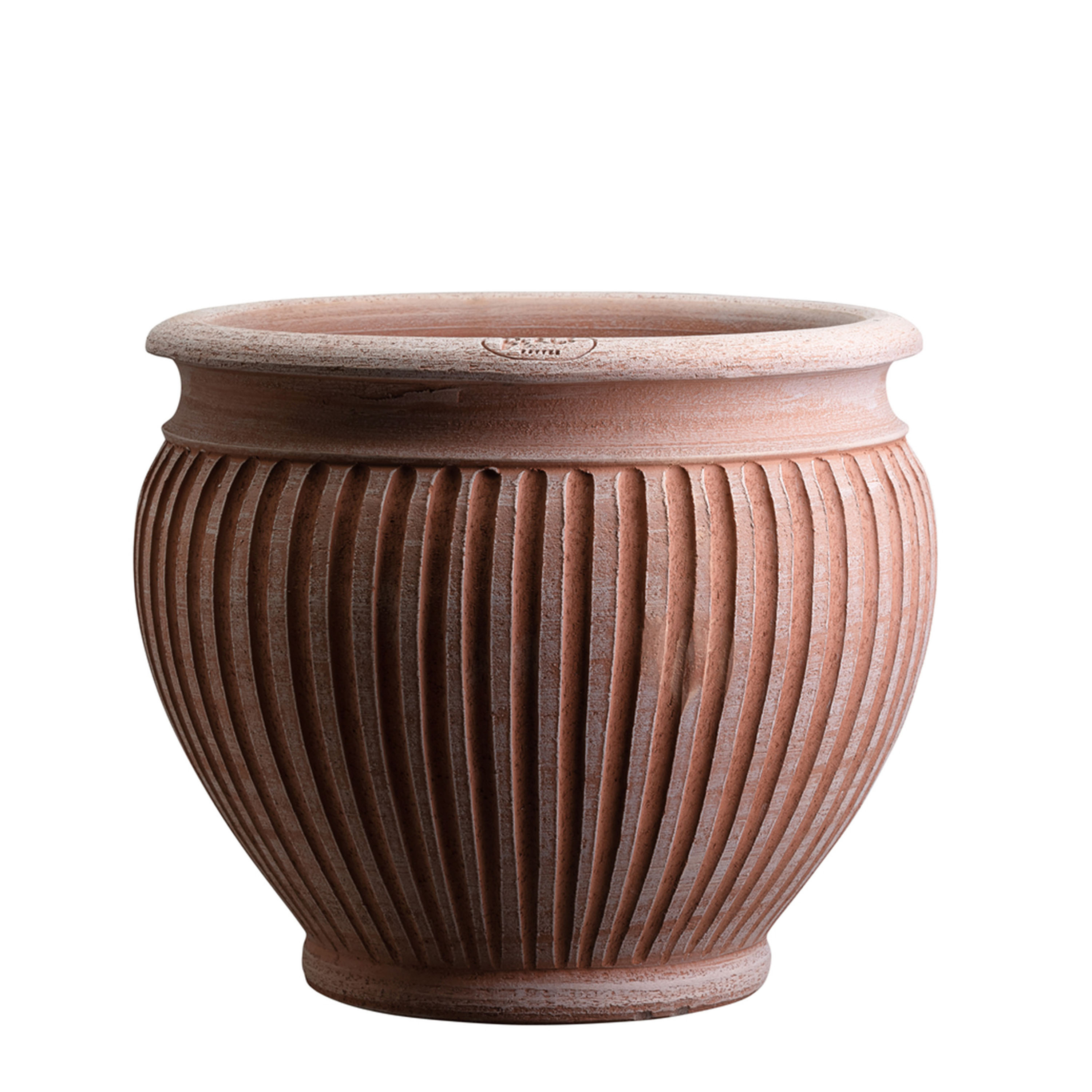 Bergs Potter - Piccolina Kruka Raw Rosa Terracotta Ø35