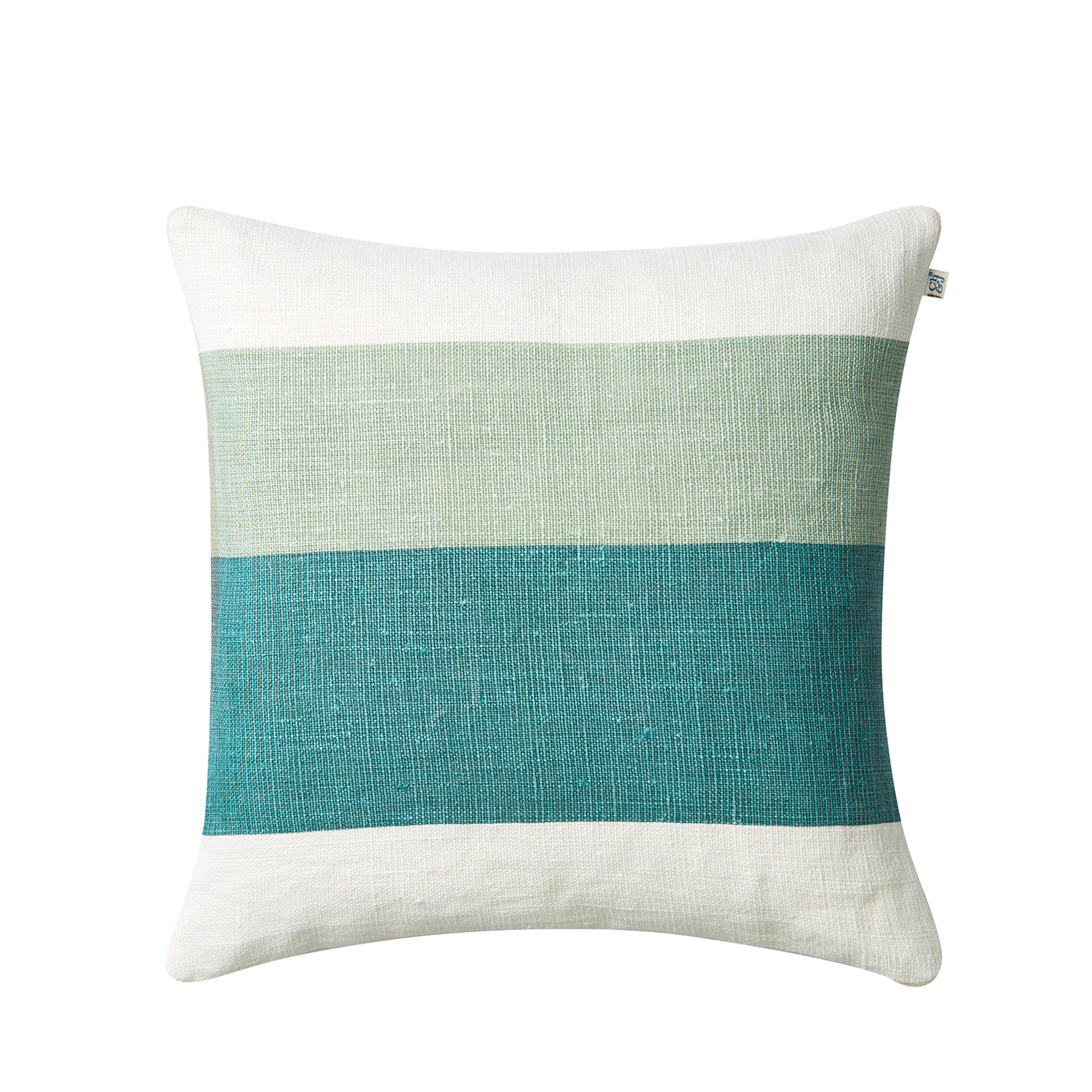 Chhatwal & Jonsson - Kumar Koristetyynyliina Aqua/Heaven Blue 50x50 cm Multi - Linne - Tyynynpäällinen