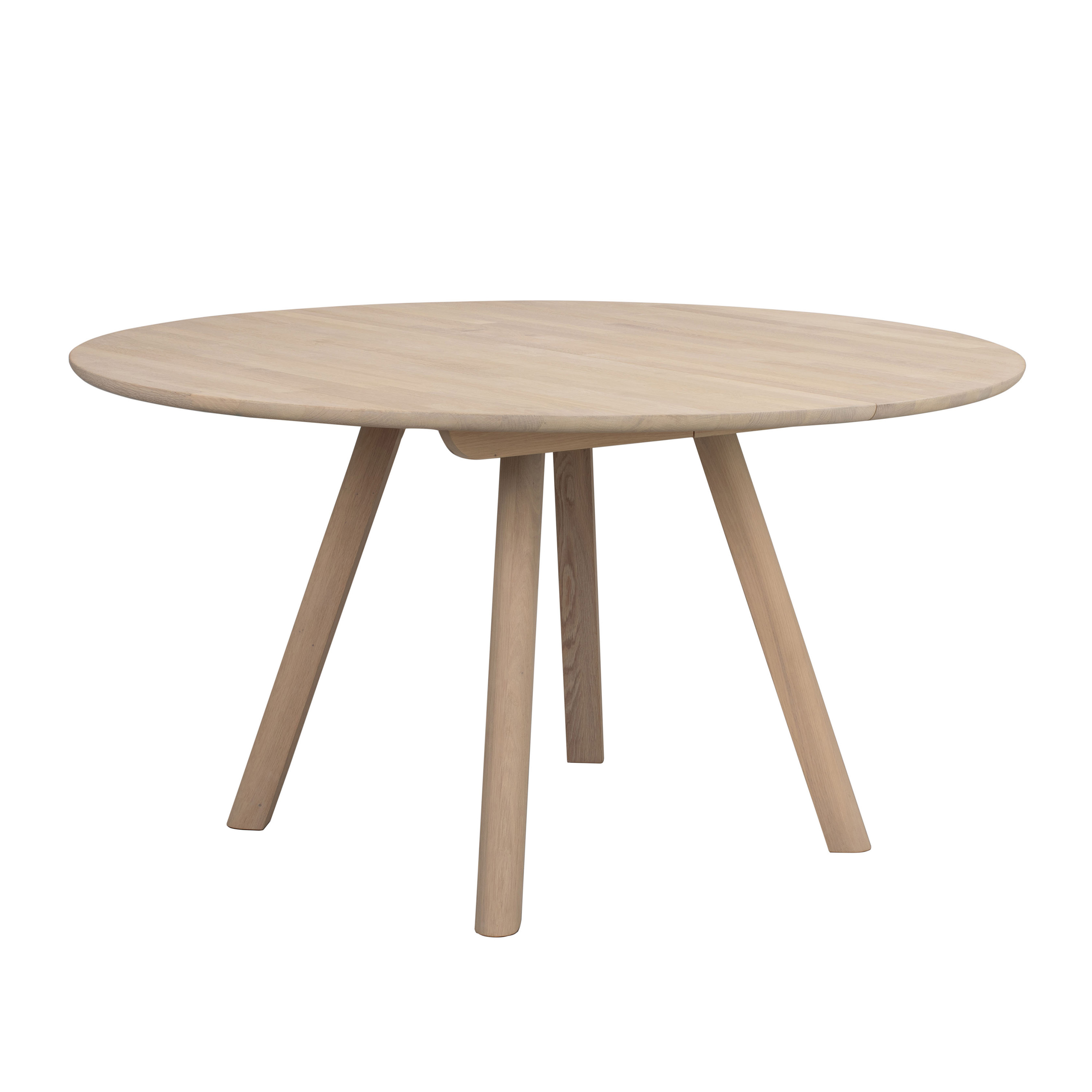 Clapperton Esstisch Weißpigmentiert Ø140