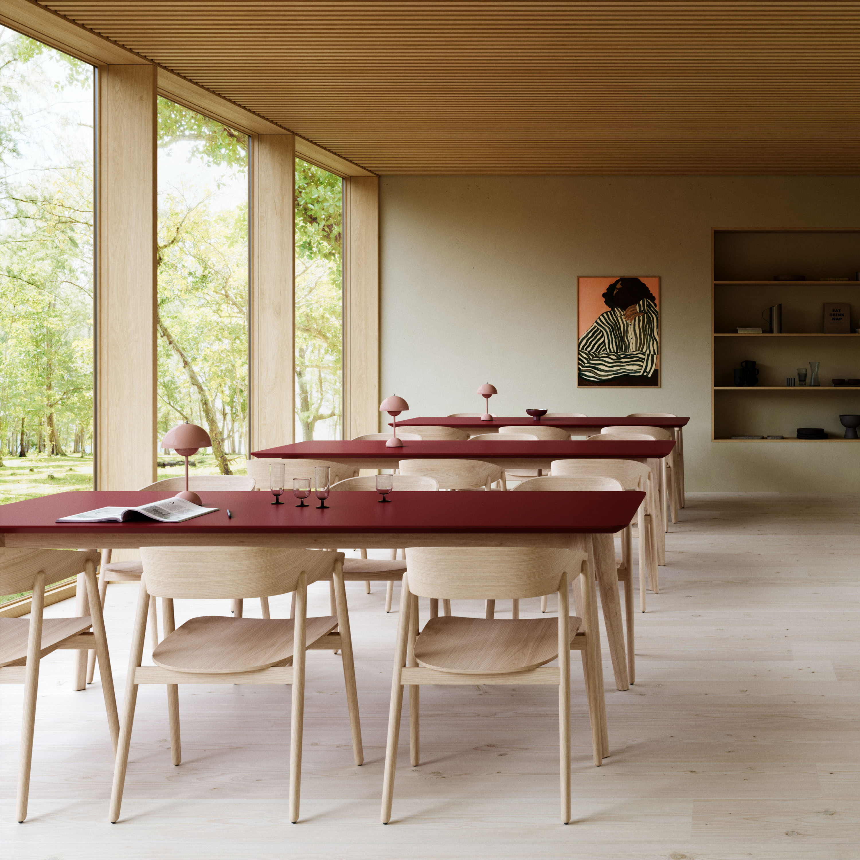 Andersen Furniture AC2 Käsinojatuoli Valkopigmentoitu Tammi