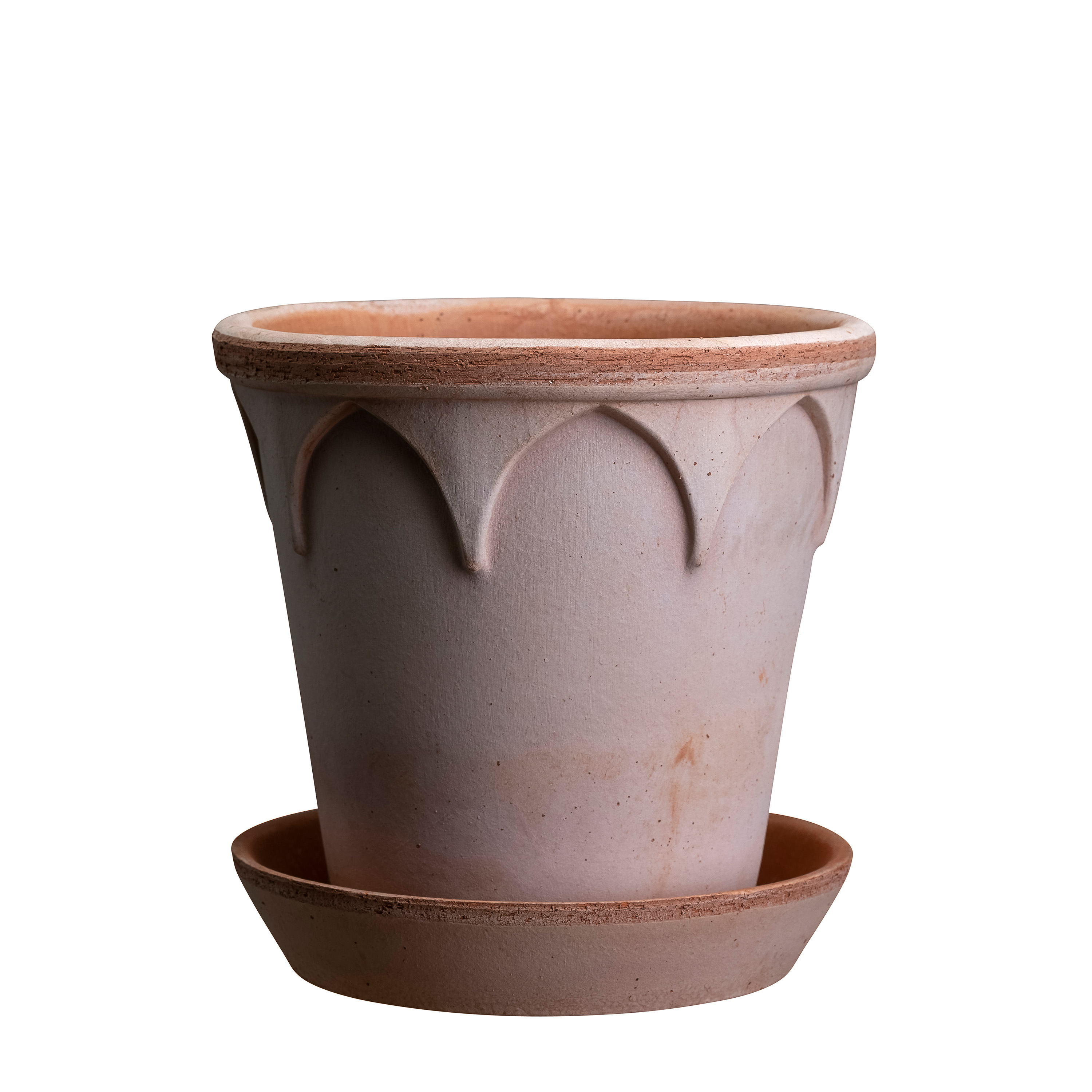 Elizabeth Kruka med fat Raw Rosa Terracotta Ø25