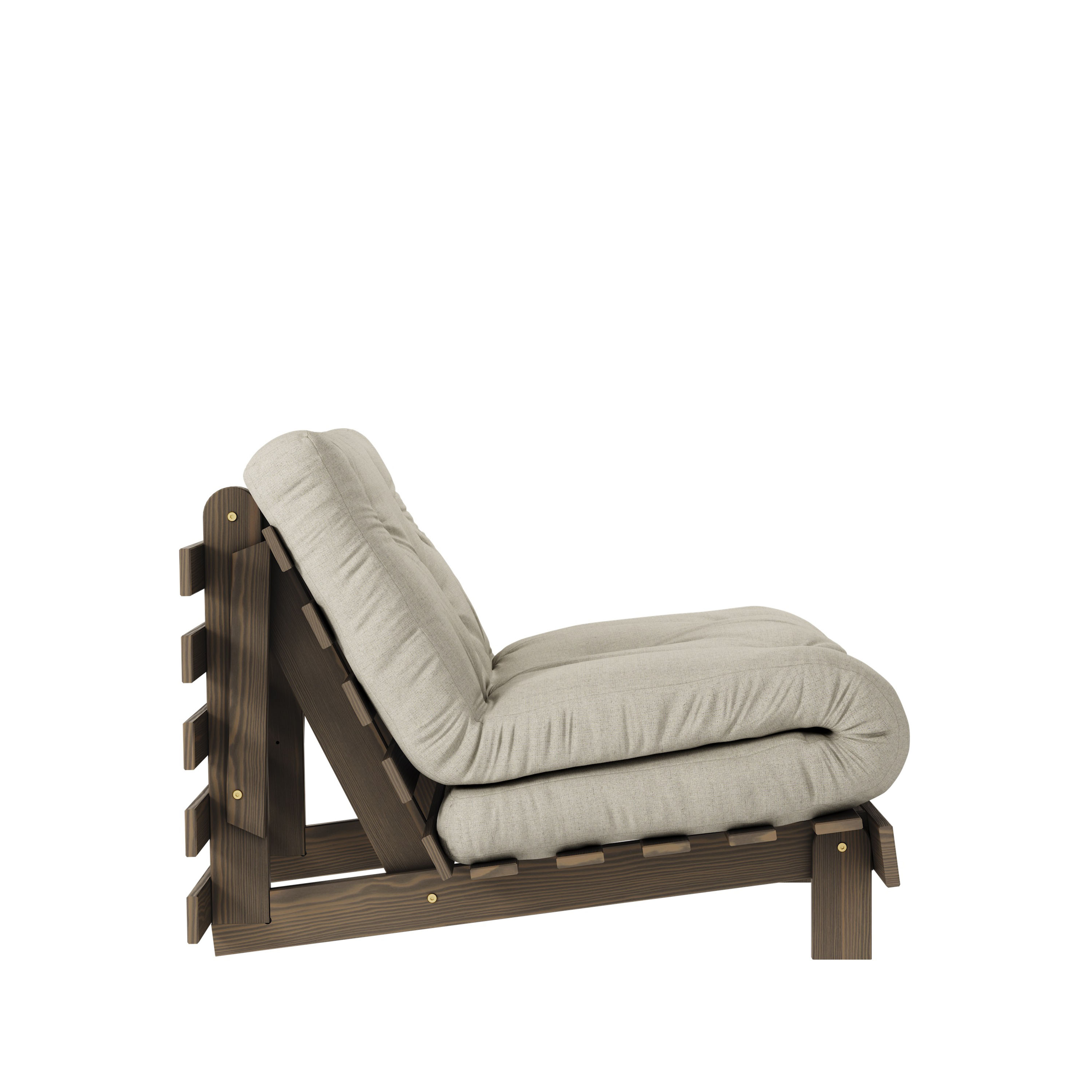 Karup Design Roots Nojatuoli Ruskea/Linen 90cm