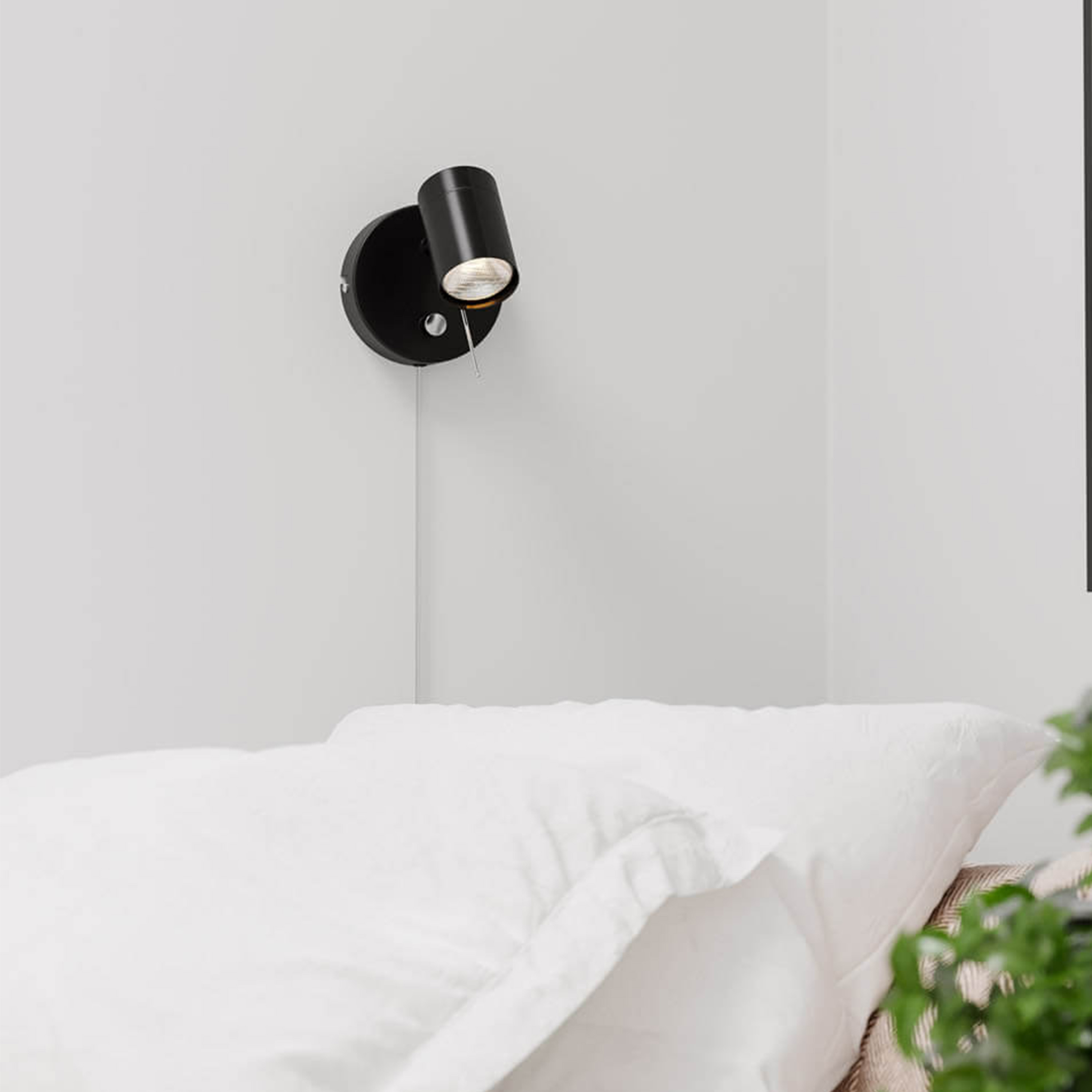 By Rydéns Correct Vägglampa Matt Svart 13cm