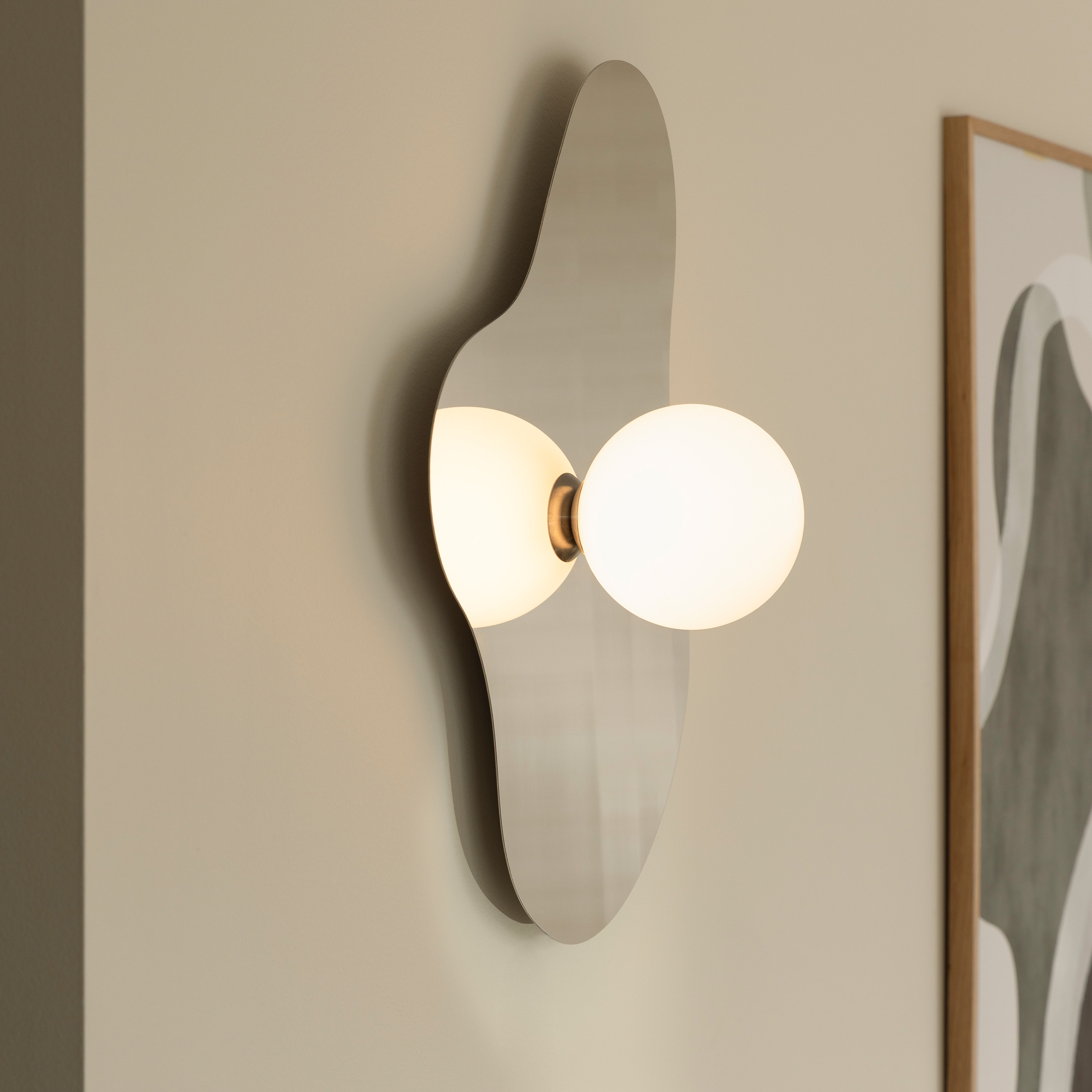 Globen Lighting Illusion Vägg/Taklampa Chrome 60cm