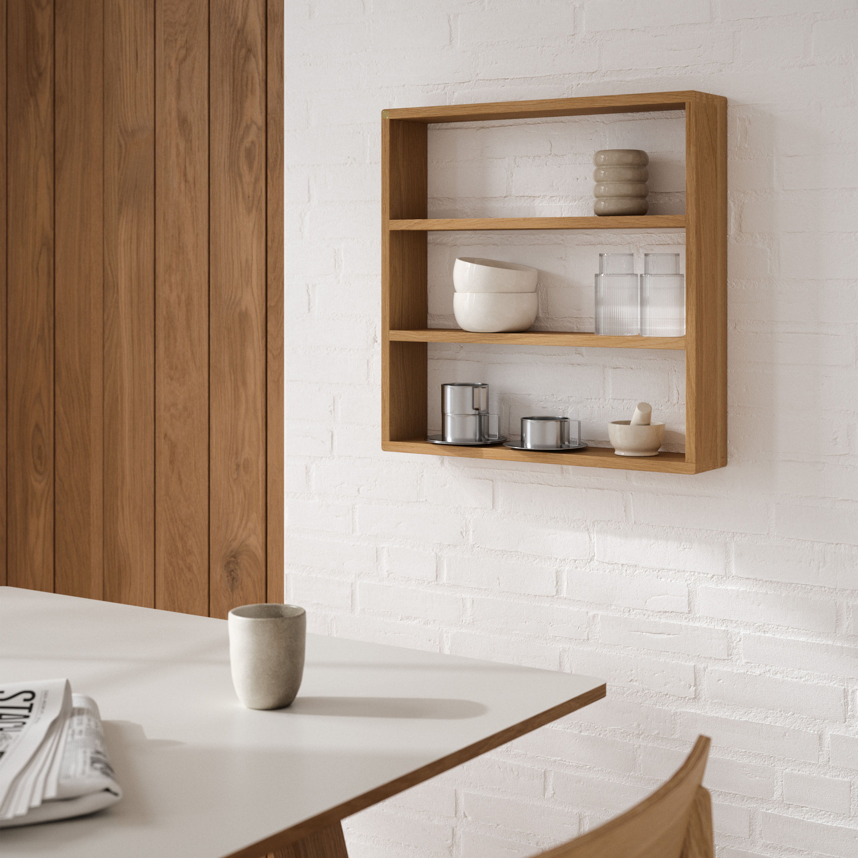 Andersen Furniture Sector Vägghylla Oljad Ek 50x50