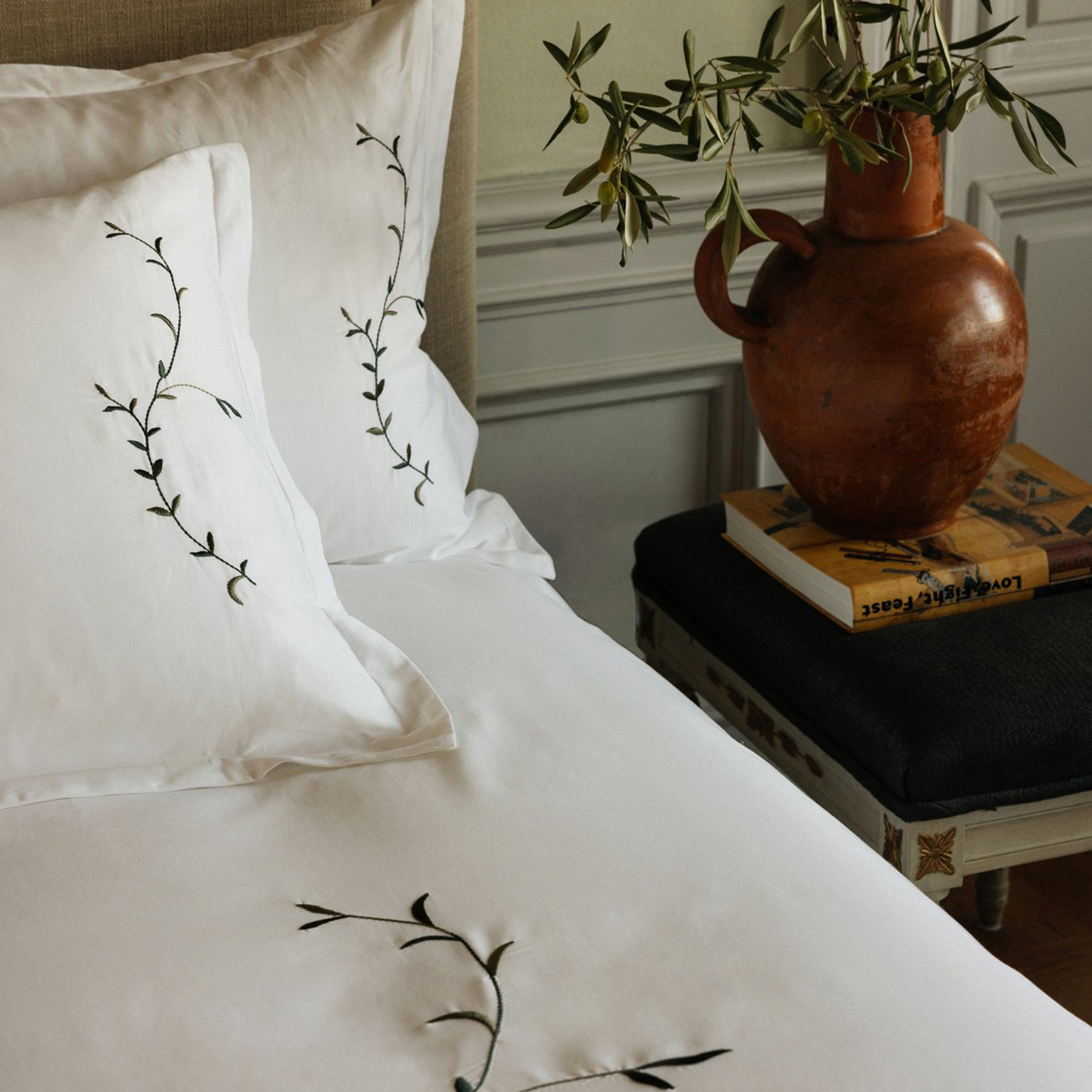 Mille Notti Vivace Påslakan Satin Green Enkel