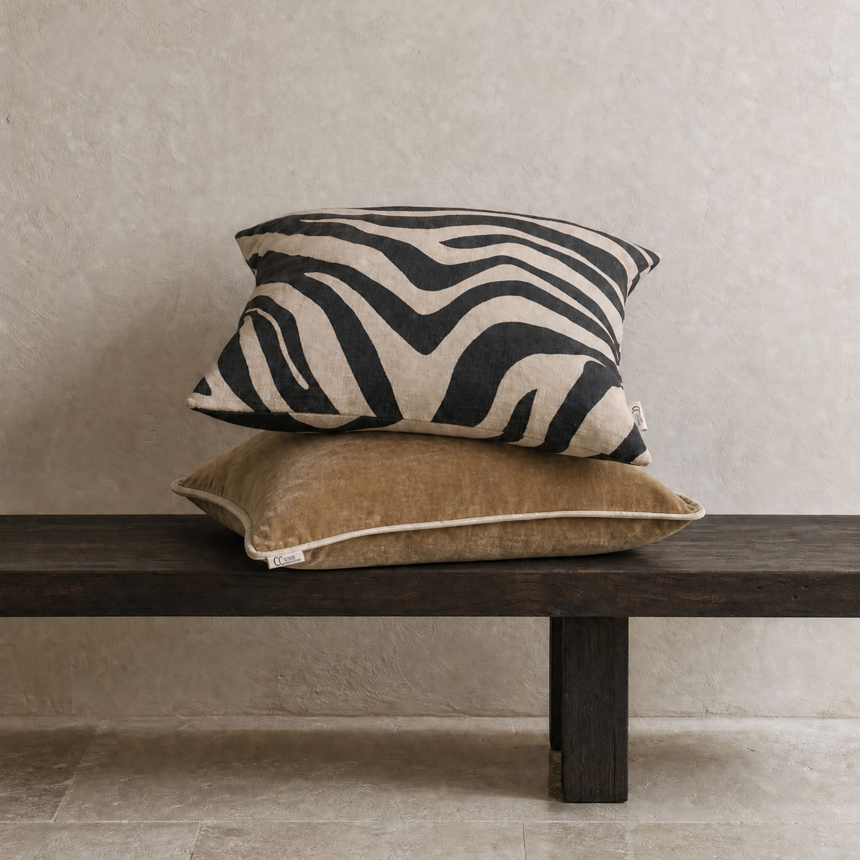 Classic Collection Velvet Stonewash Kuddfodral Gold 50x50