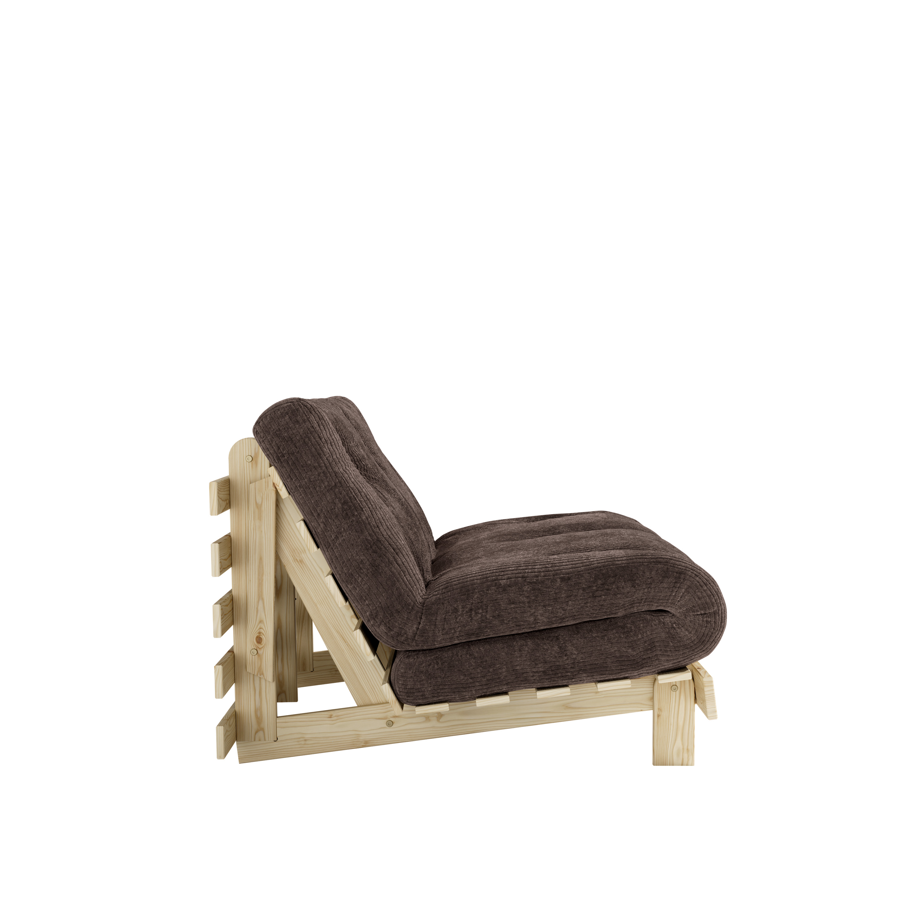 Karup Design Roots Sovesofa Raw/Dark Cocoa 140cm
