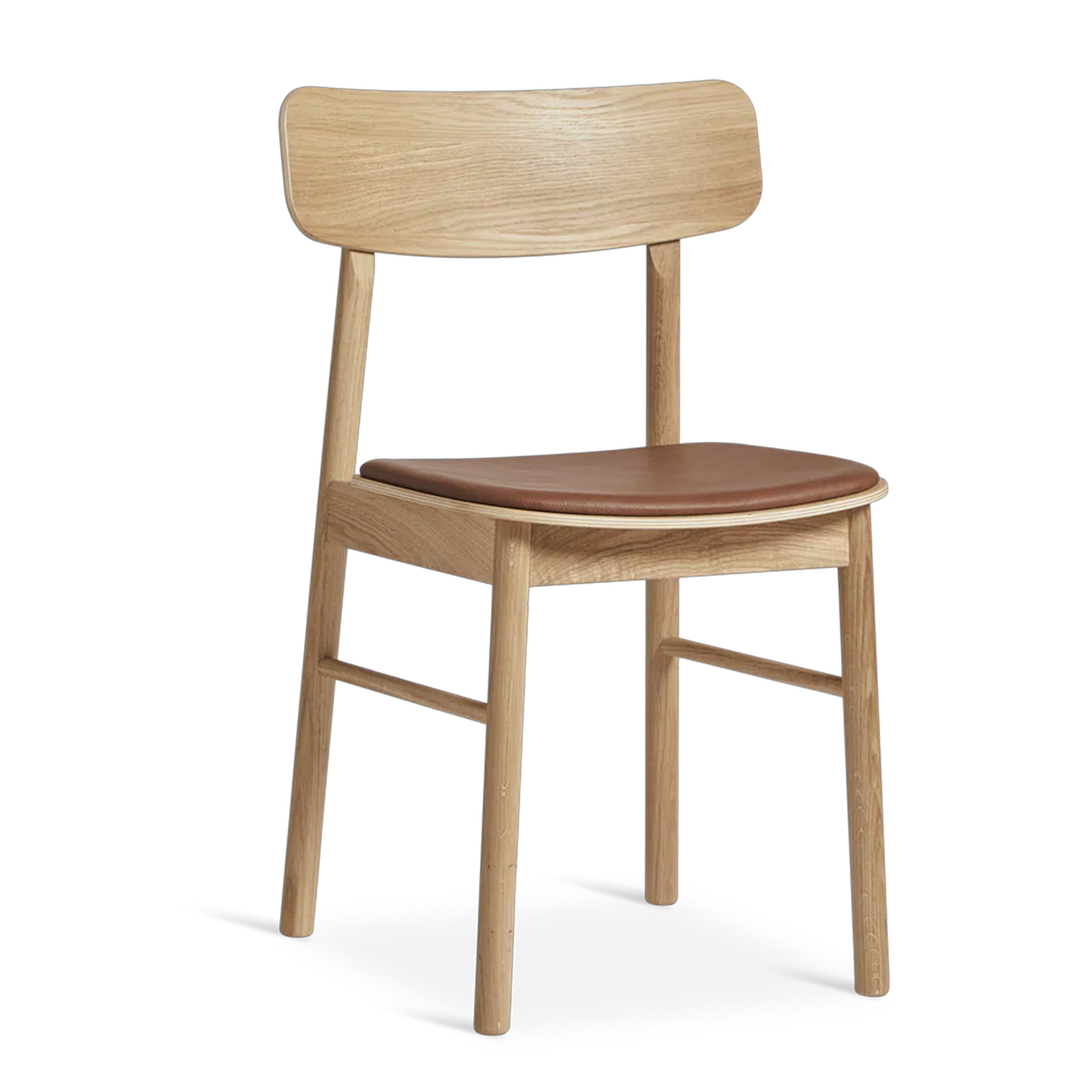 Soma Spisestol Eik/Konjakk Lær