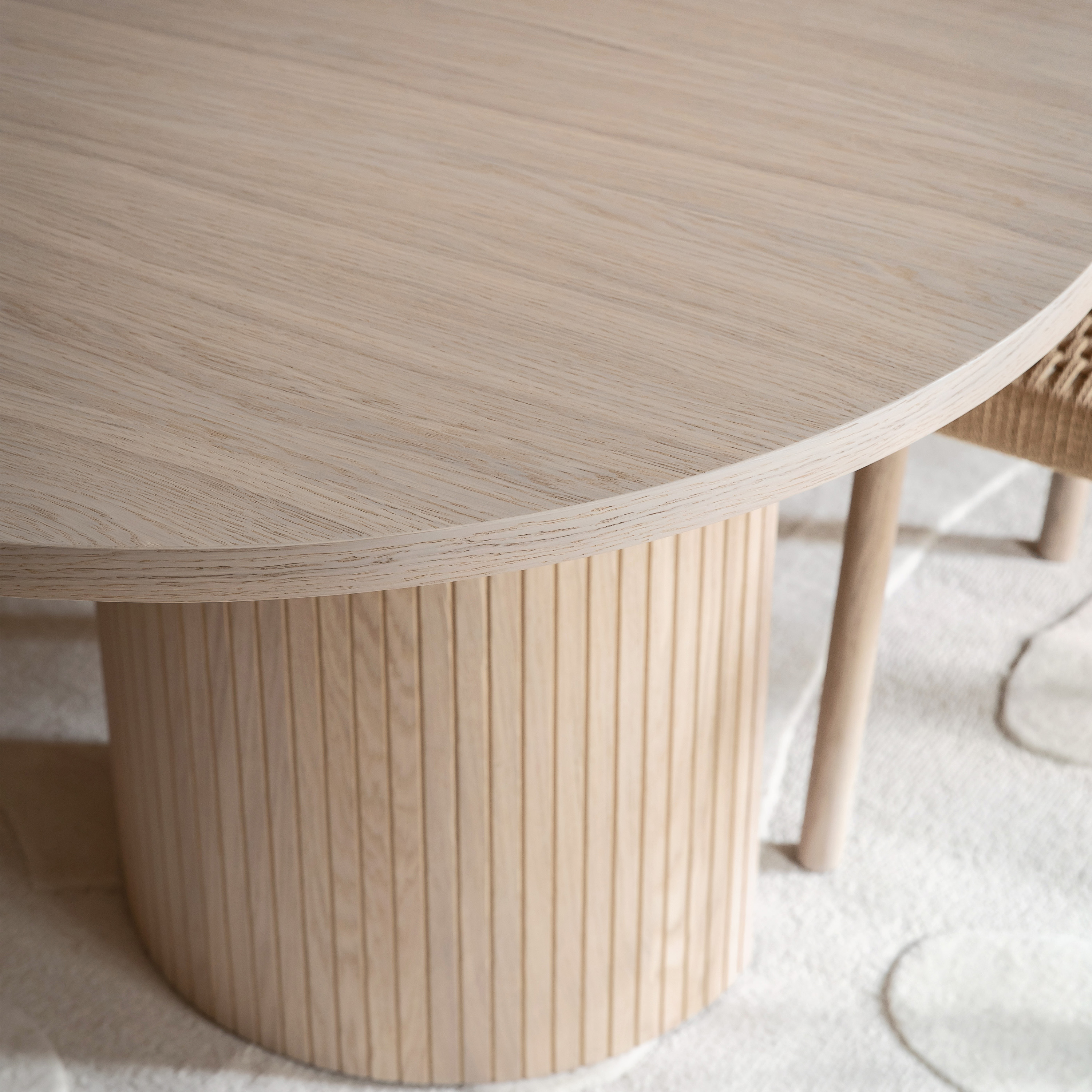 Sleepo Collection Bauer Matbord Vitoljad Ek 250+50