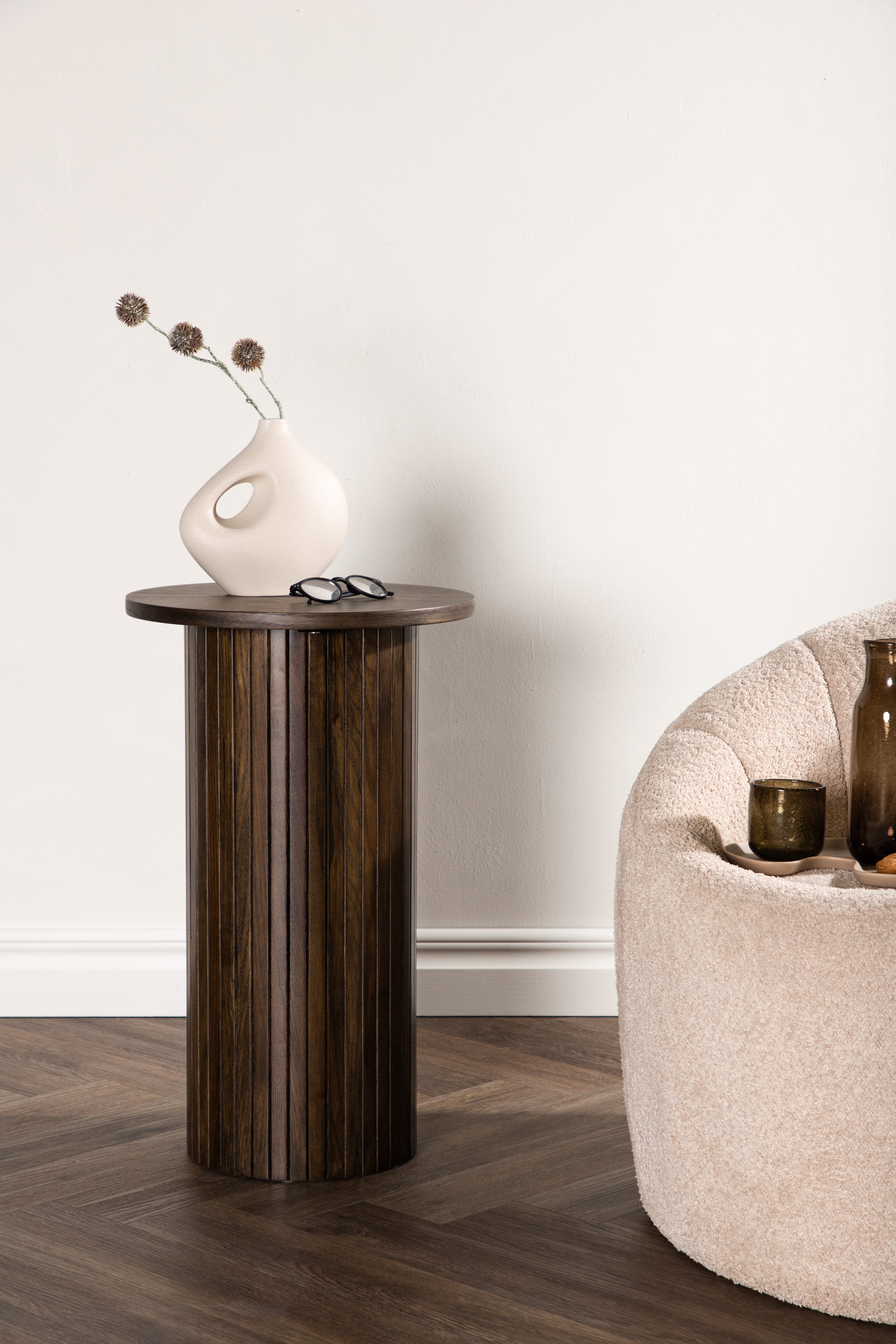 Venture Home Nils Sidobord Mocha 40x40