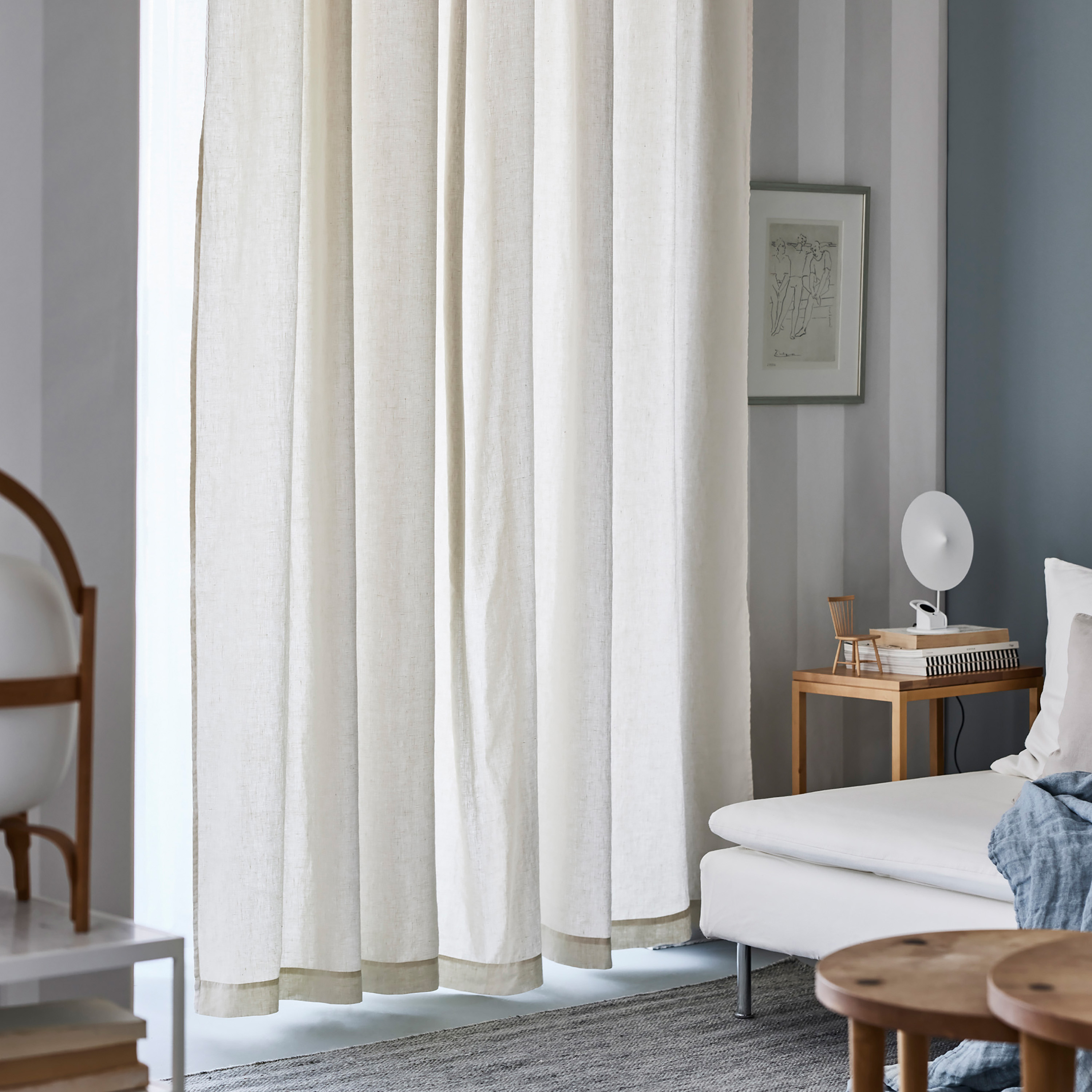 Himla Sunrise Verhopaneeli Pellava Fog 280x250