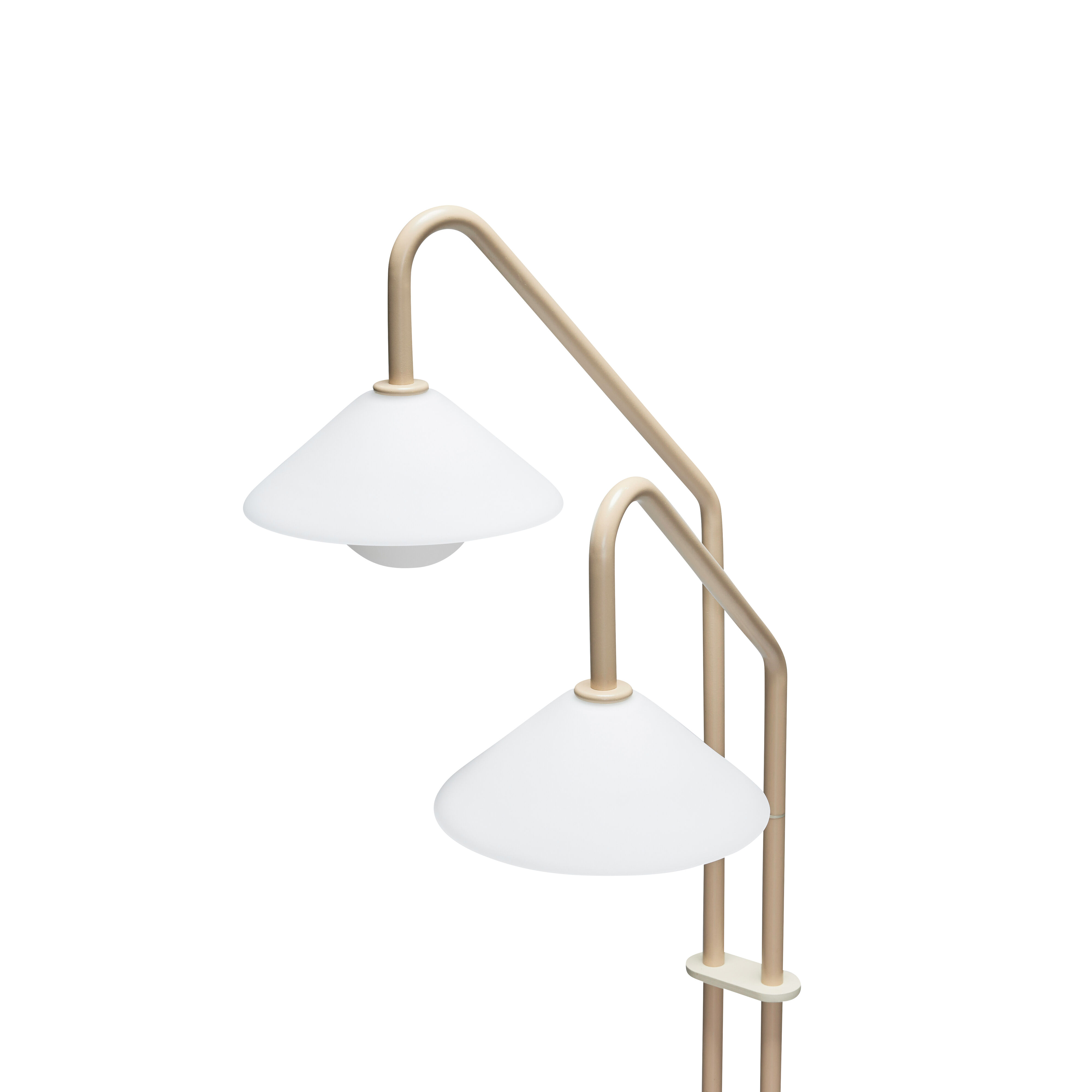 Hübsch Como Golvlampa Beige 165cm