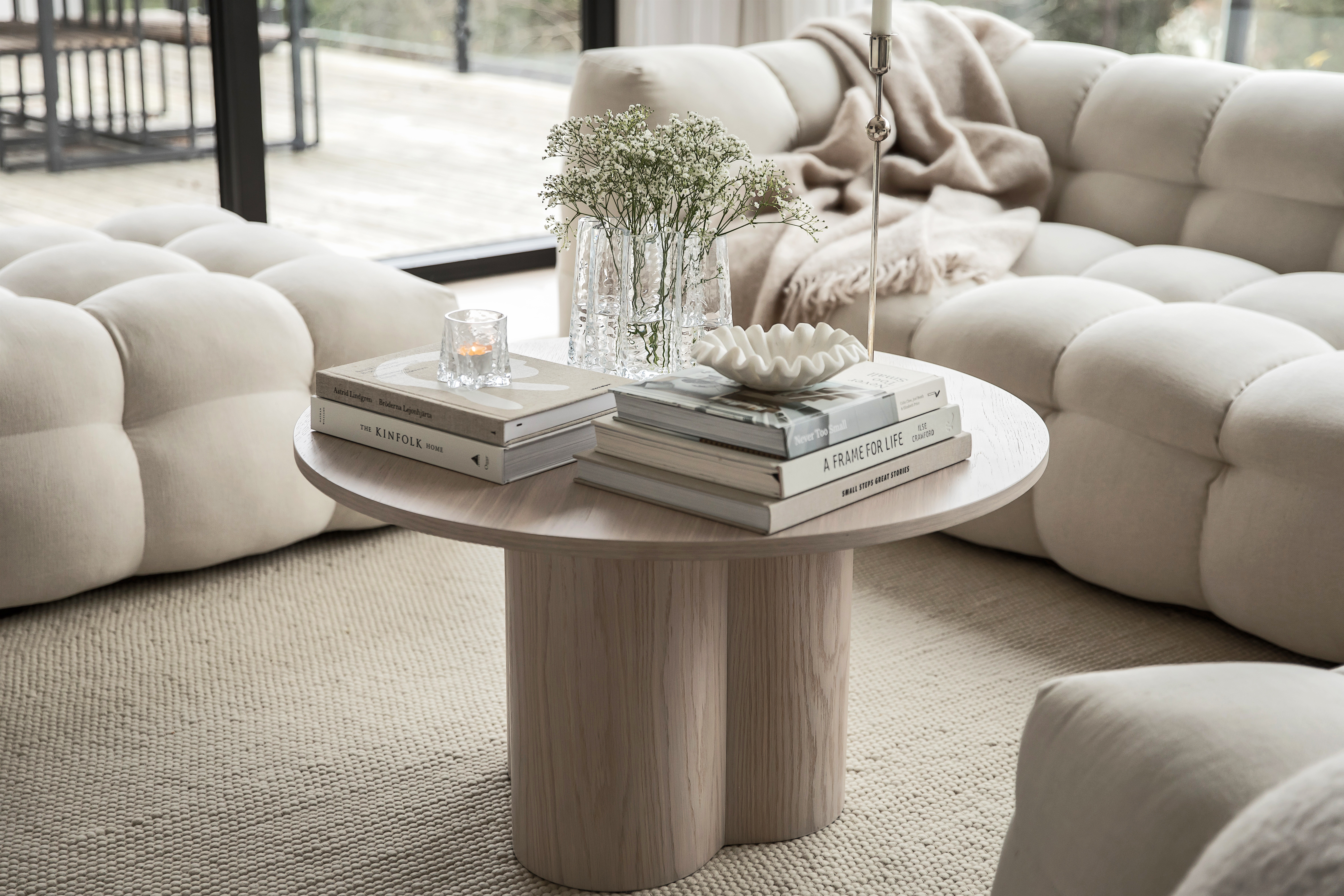 Venture Home Ester Soffbord Vitpigmenterad 80x80