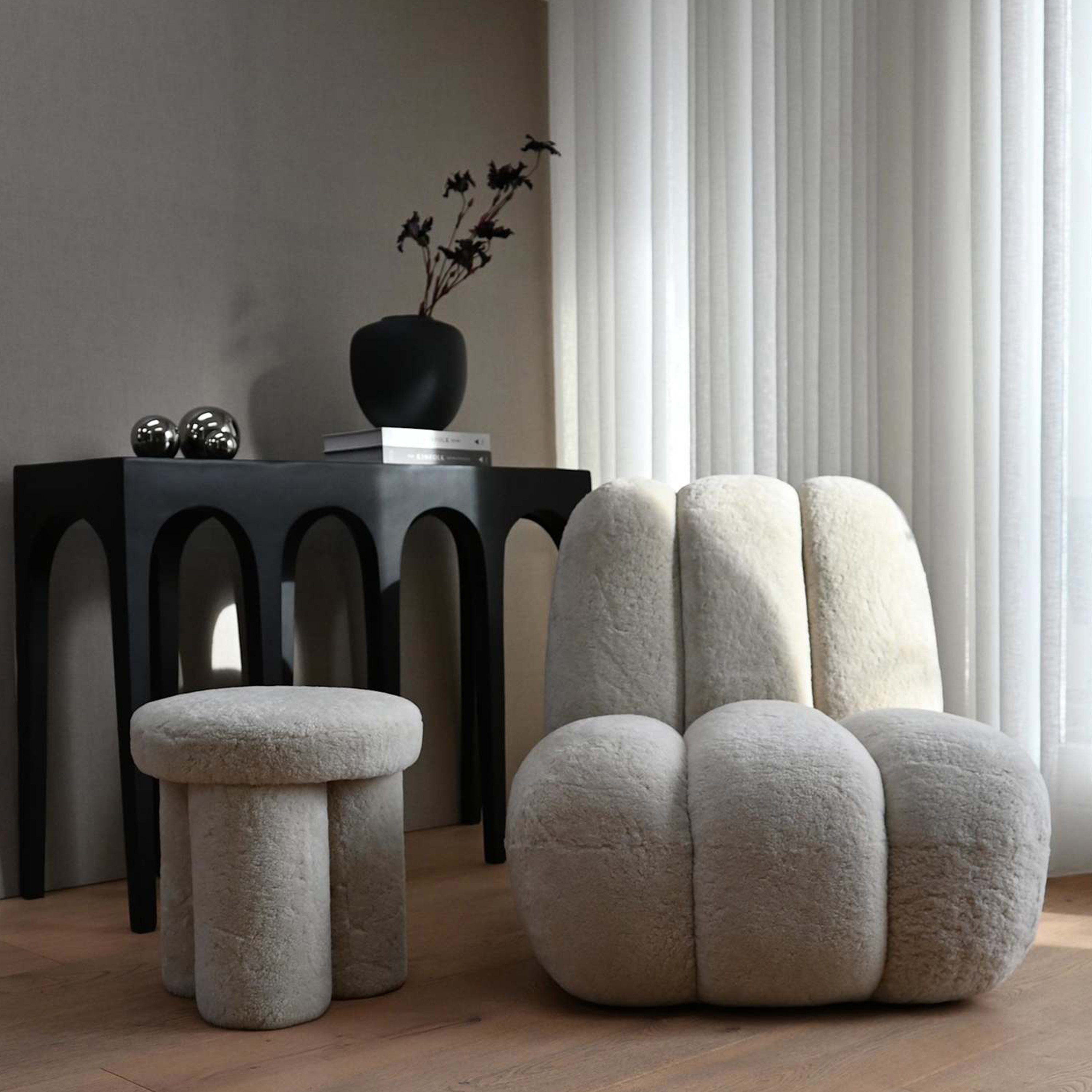 101 Copenhagen Toe Loungestol Sandshell