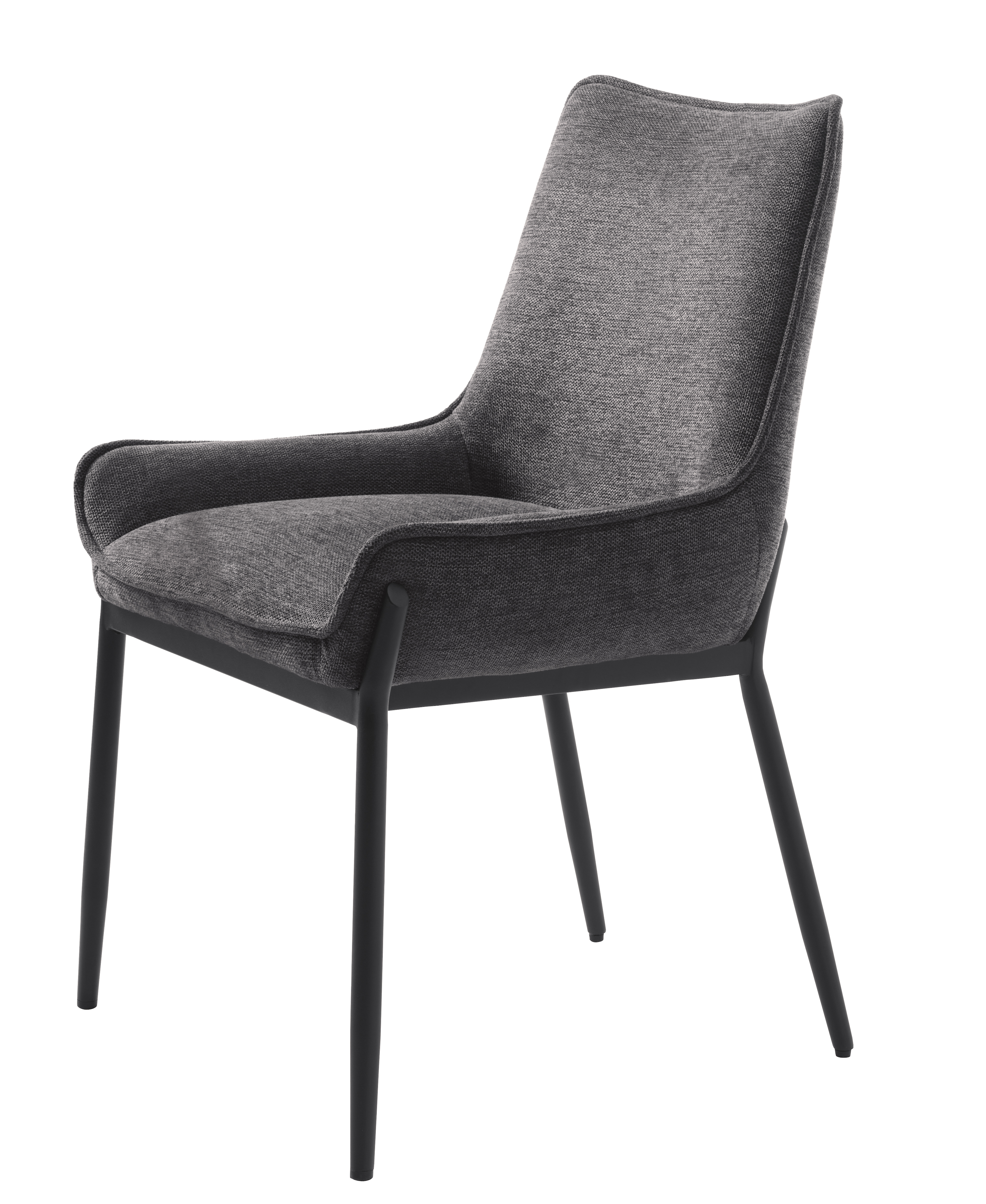 2-pack Nordic Home - Gianna Karmstol Dark Grey - Grå