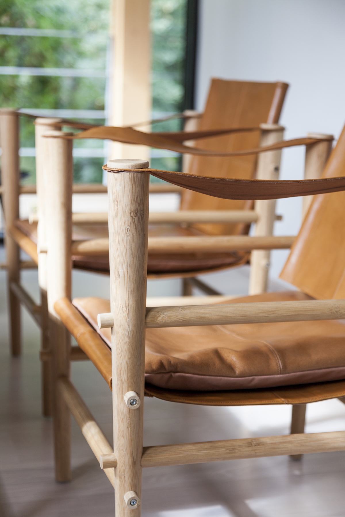 Cinas Noble Safari Loungestol Brun/Trä