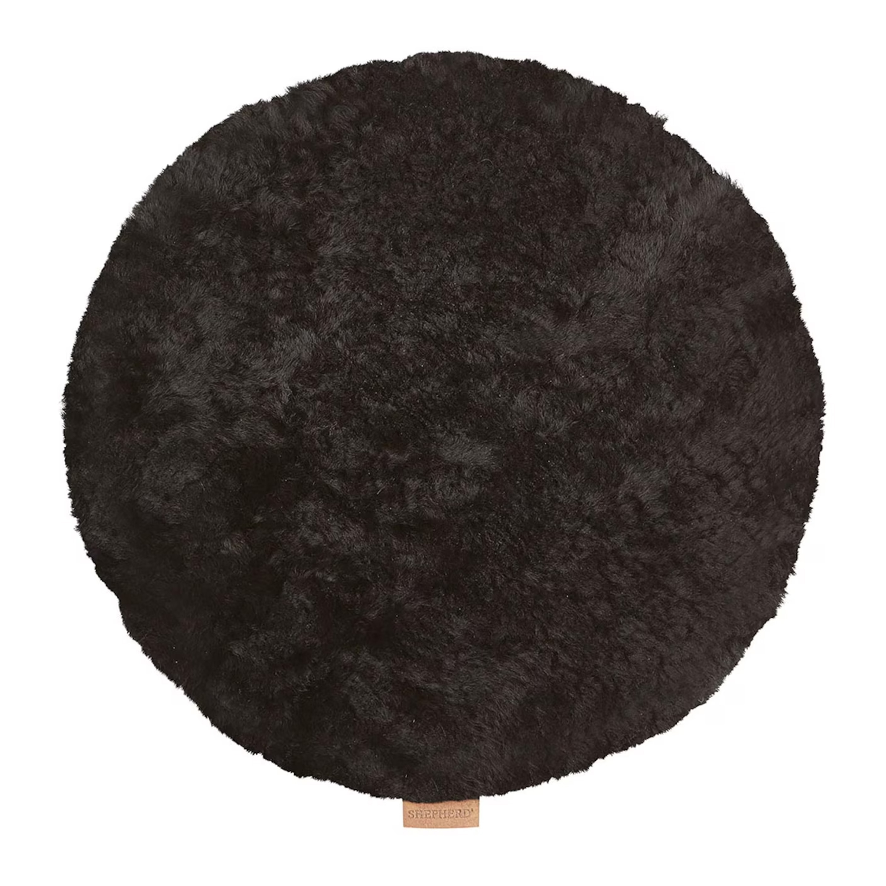 Jill Vadderad Stolsdyna Svart Ø36