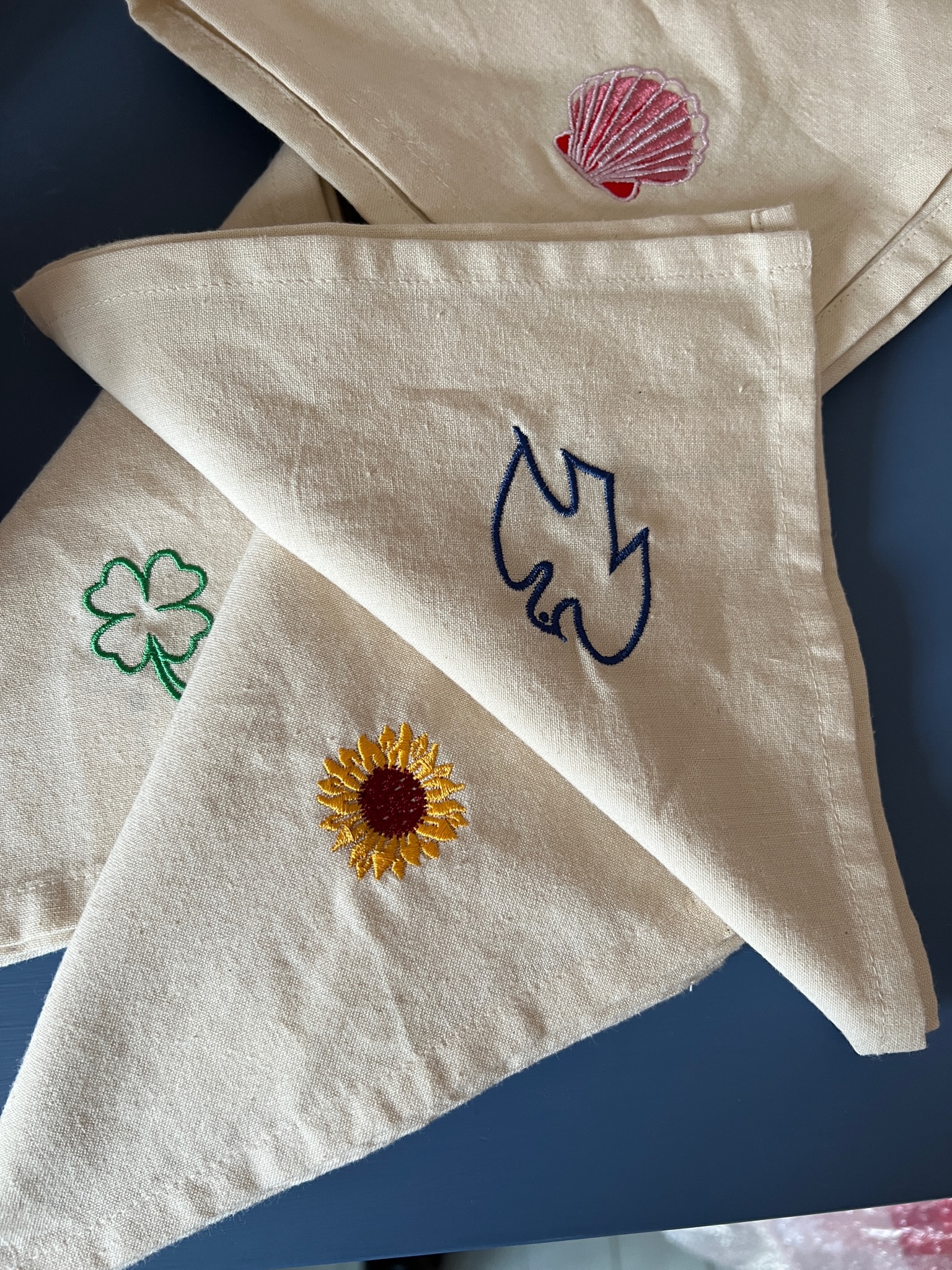 Midnatt Charms Servett 4-pack