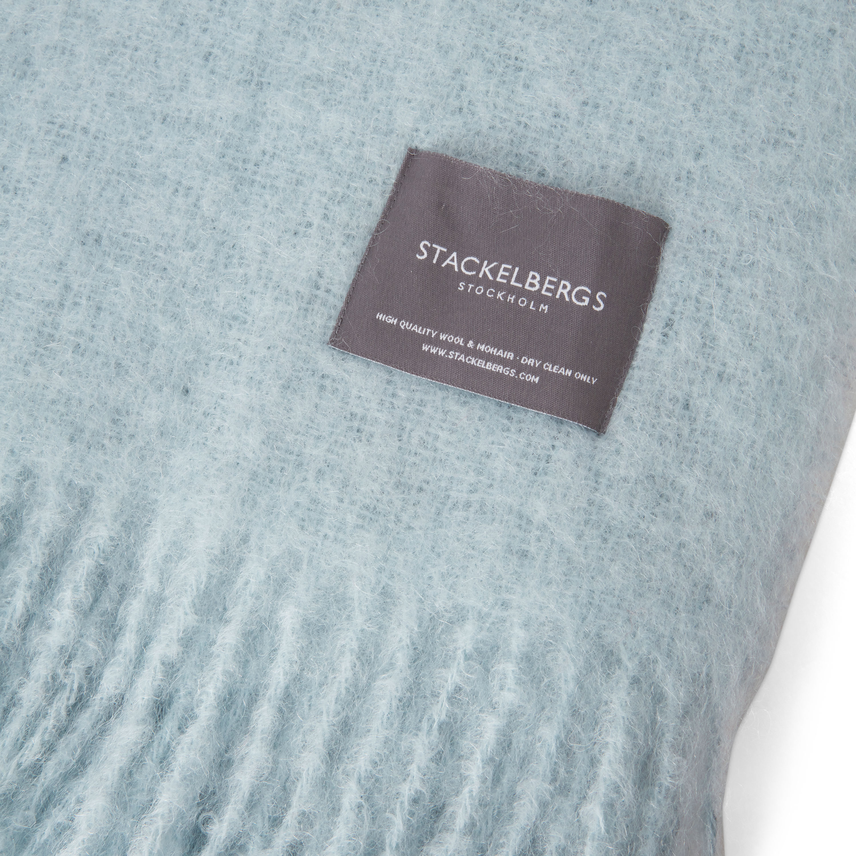 Mohair Torkkupeitto Dusky Blue