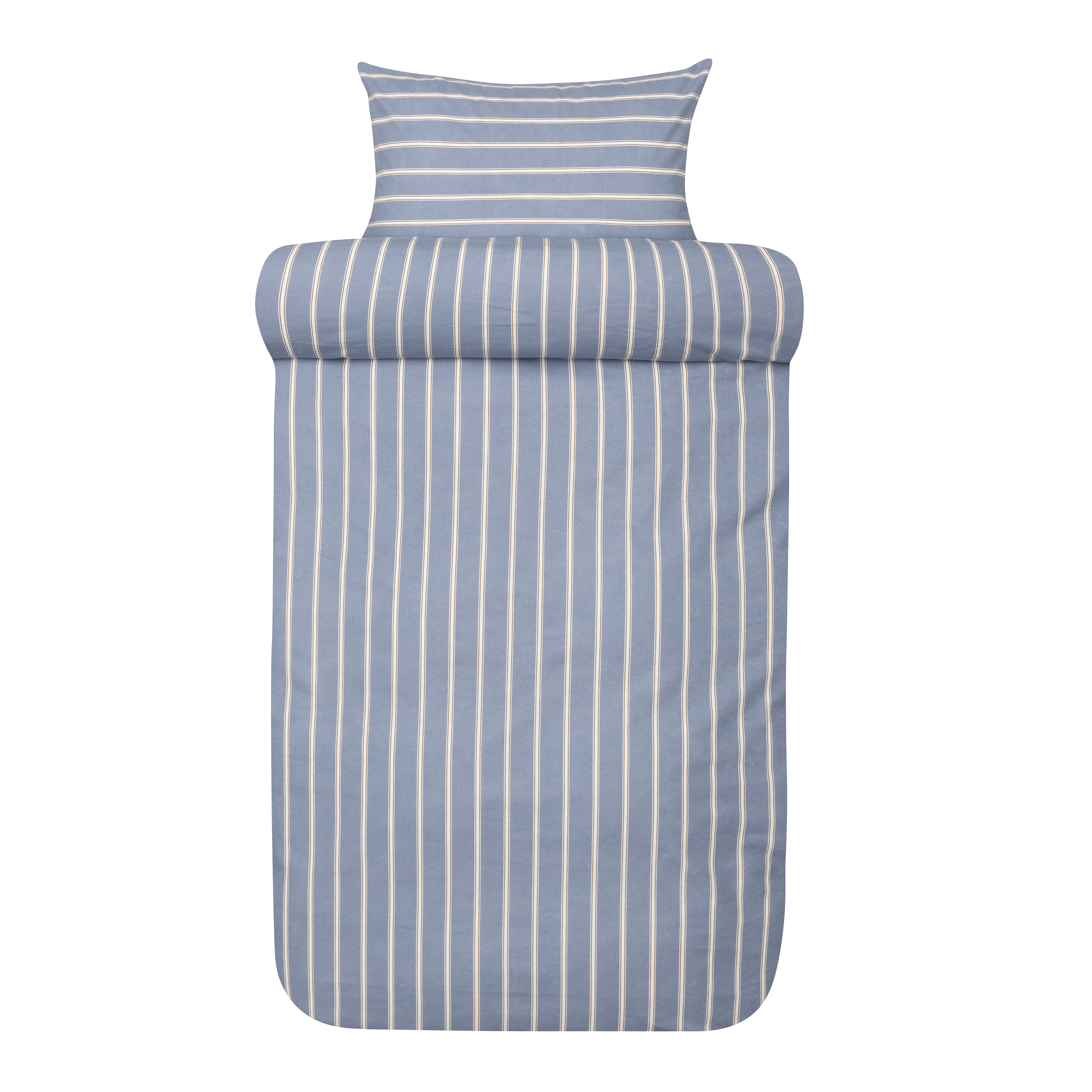 Henning 2-del Påslakanset Flanell Denimblå