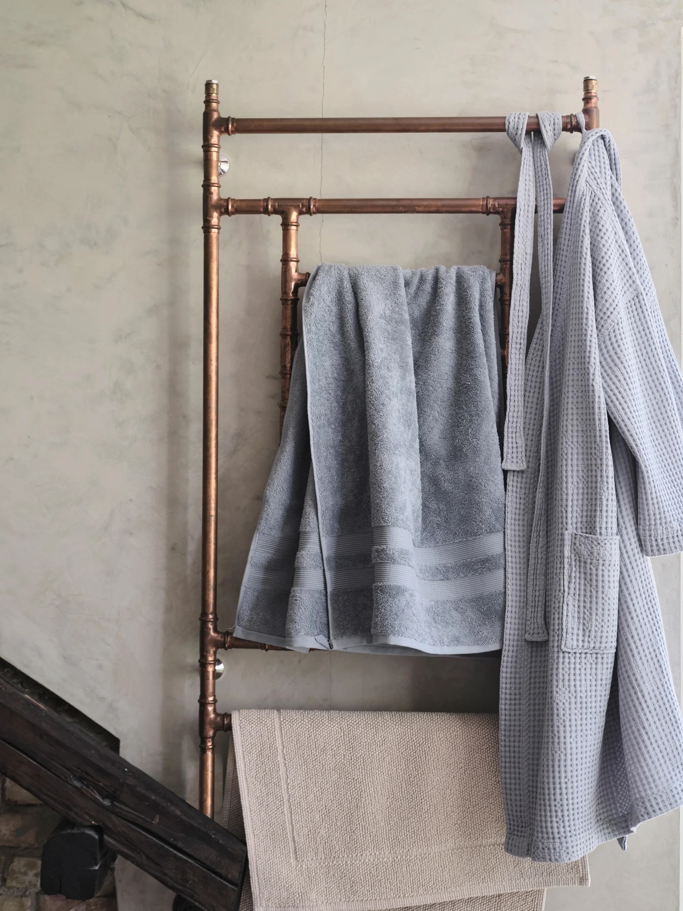 Mille Notti Fontana Pyyhe EKO Vaaleansininen 30x50