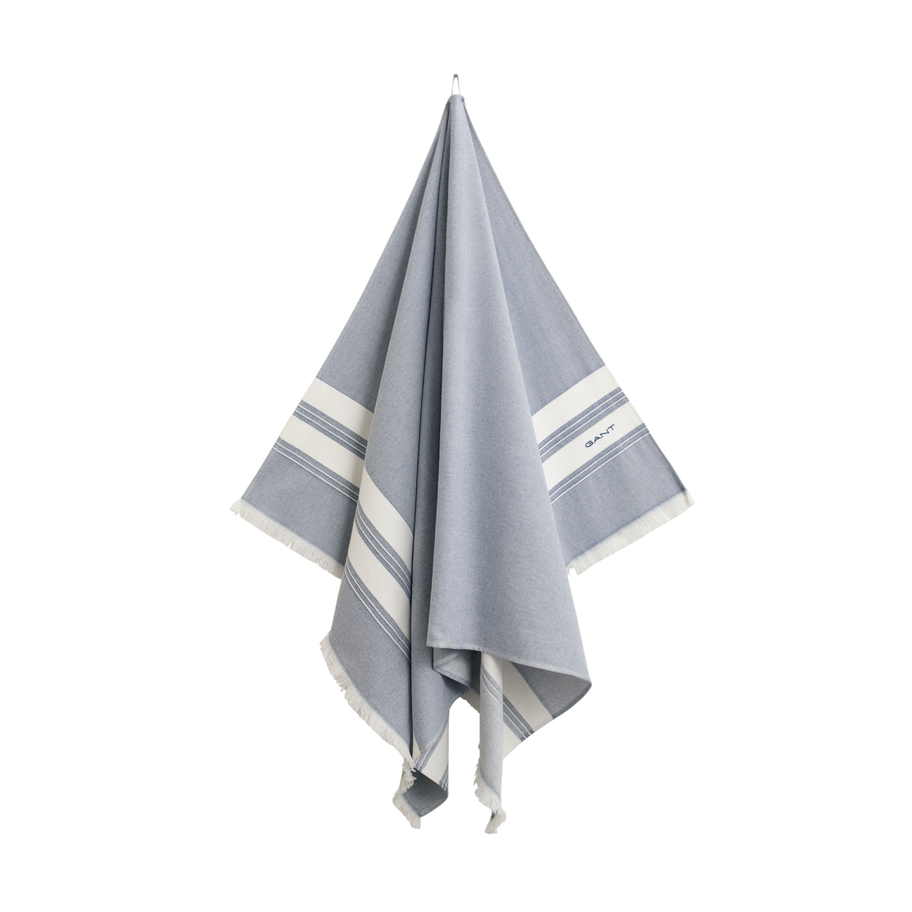 Stripe Hamam Strandhåndkle Faded Denim