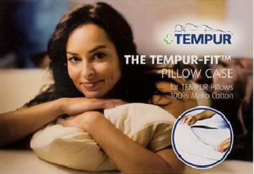 Tempur Comfort matkatyyny muotoonommeltu tyynyliina