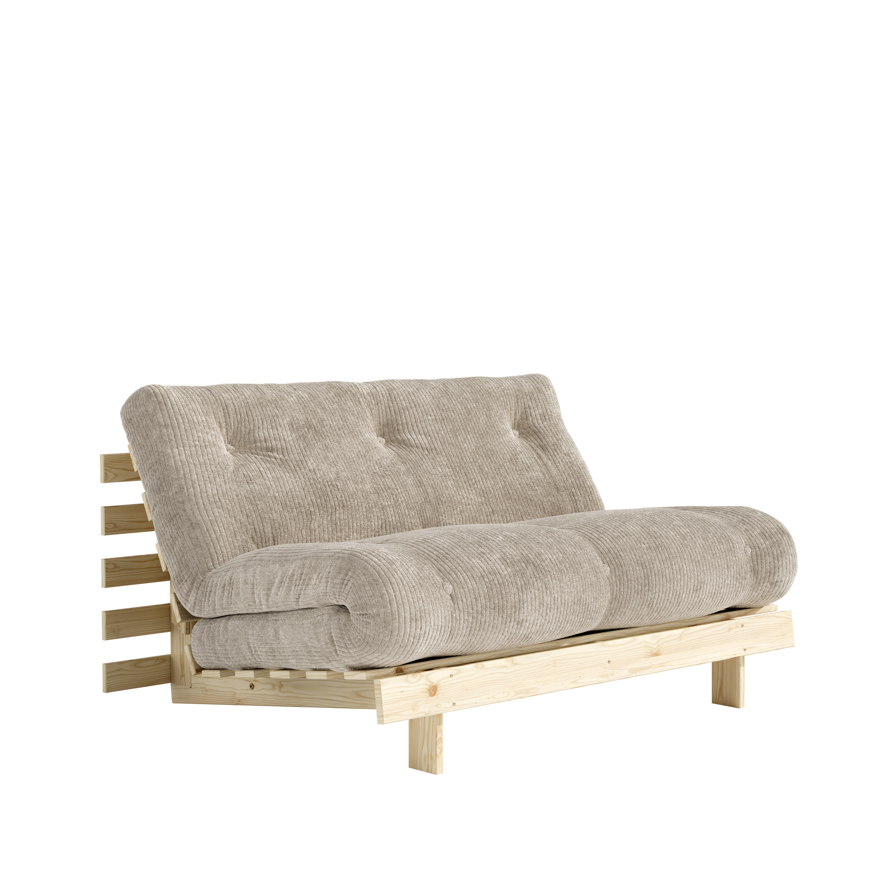 Roots Sovesofa Raw/Soft Cream 140cm