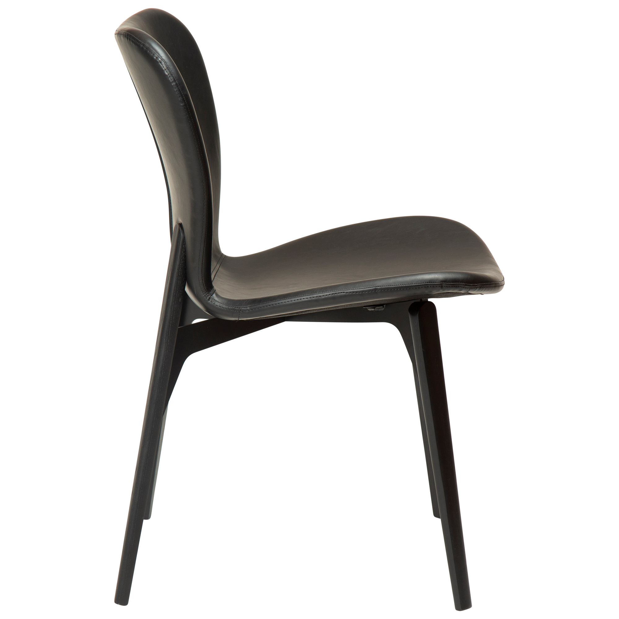 Dan Form Paragon Matstol Konstläder Svart/Svart