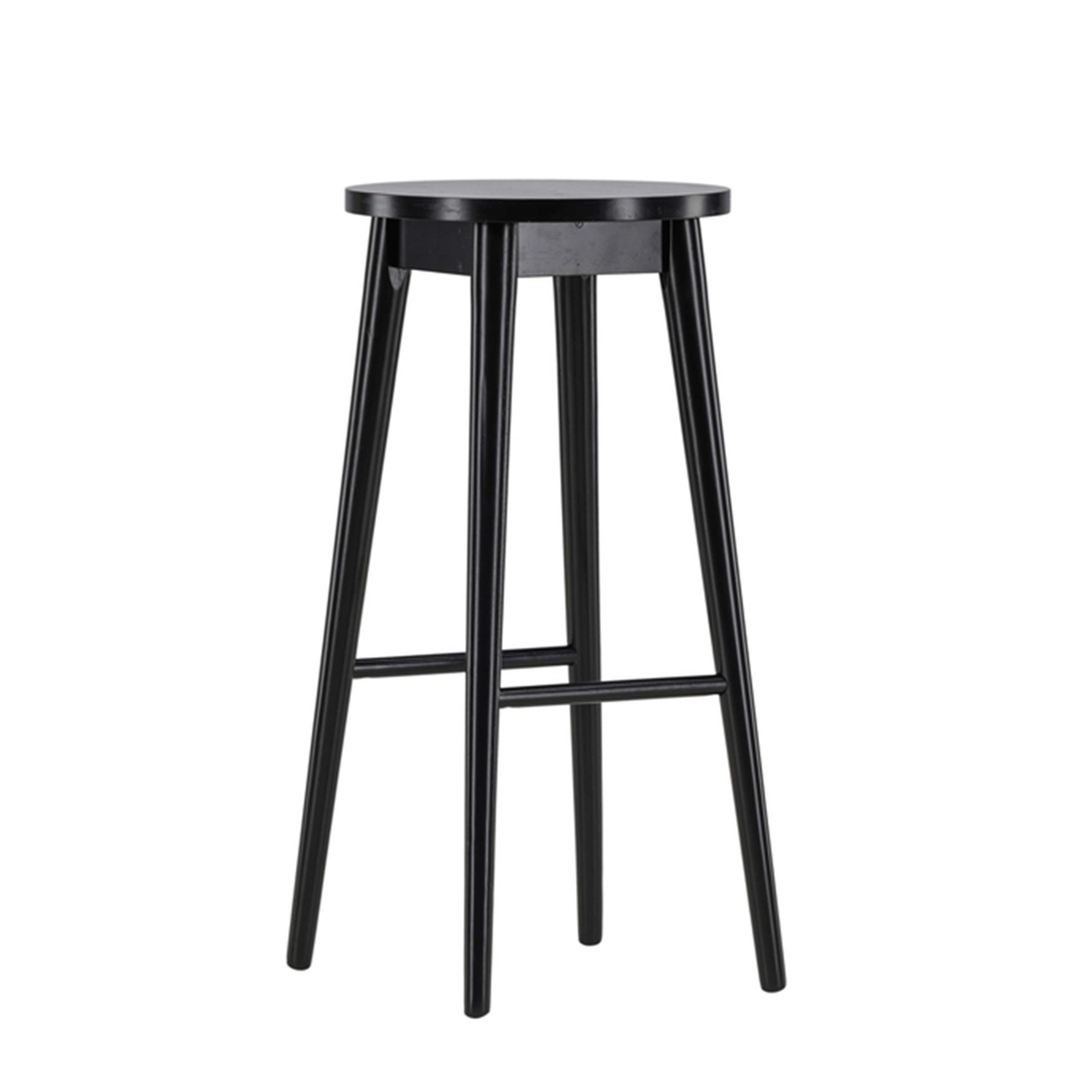 Vind Mollösand Barstol Svart 75cm