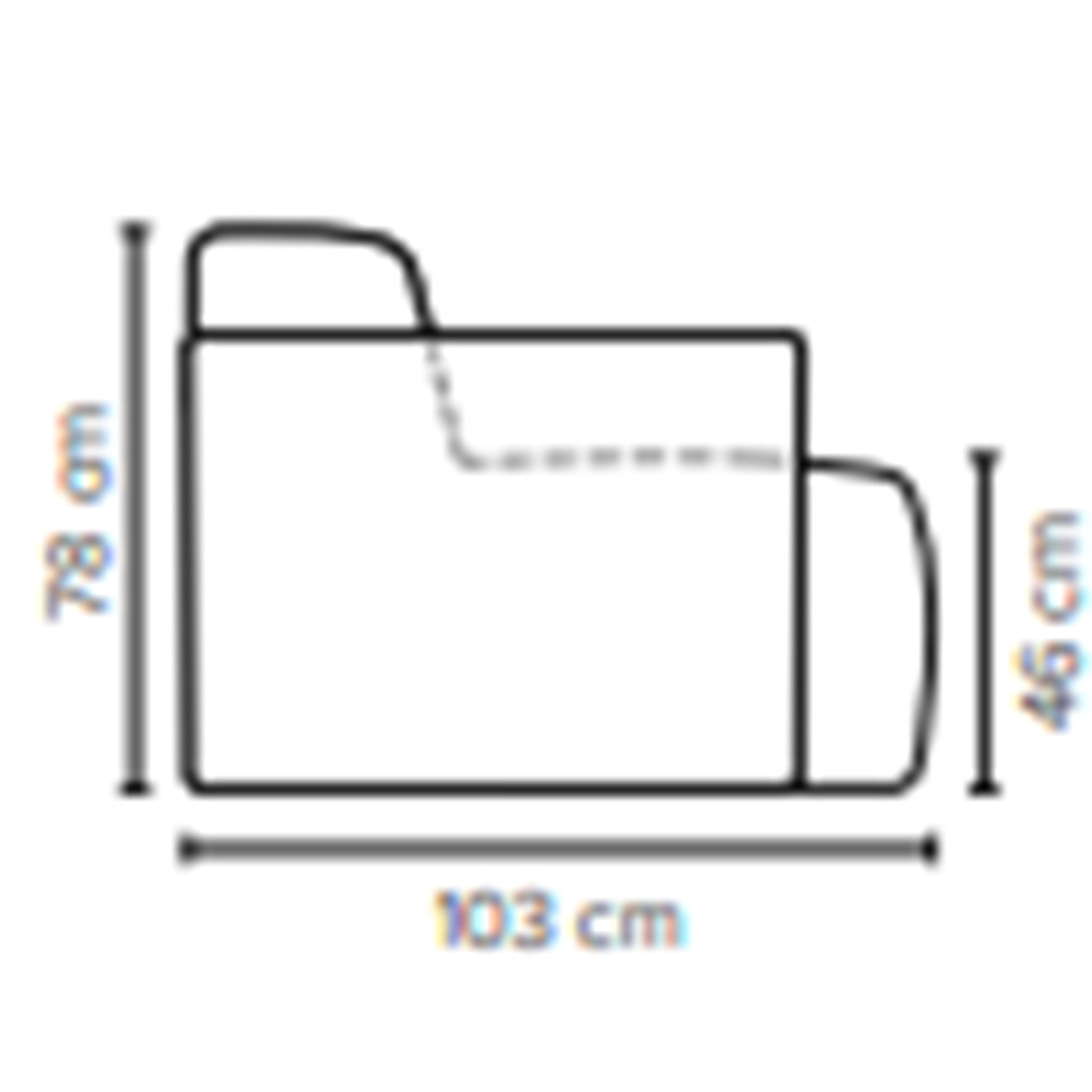 Sleepo Collection Mila 3-sits Soffa Creme 260cm