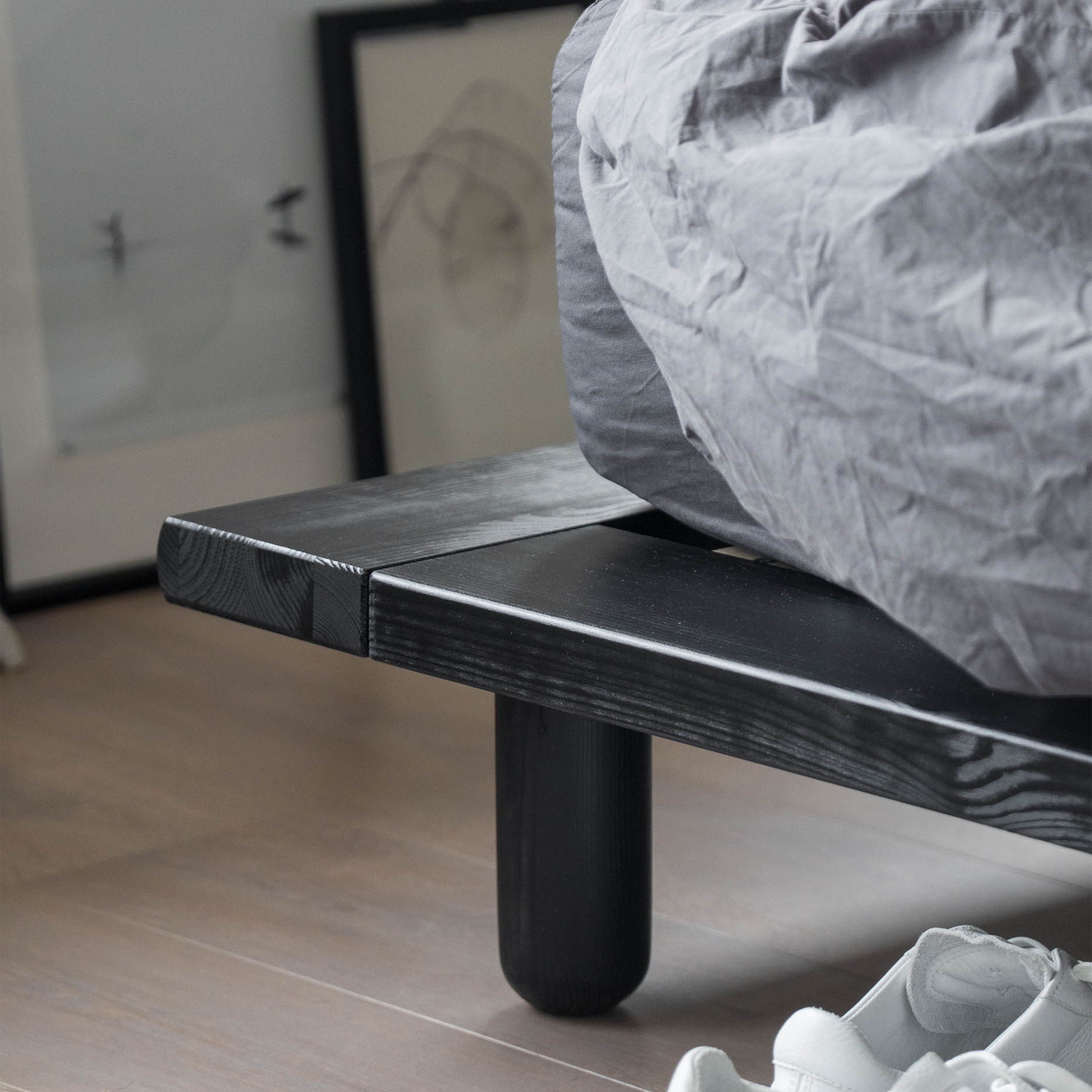 Karup Design Peek Sengeramme Inkl. Sengelampe Svart 140cm