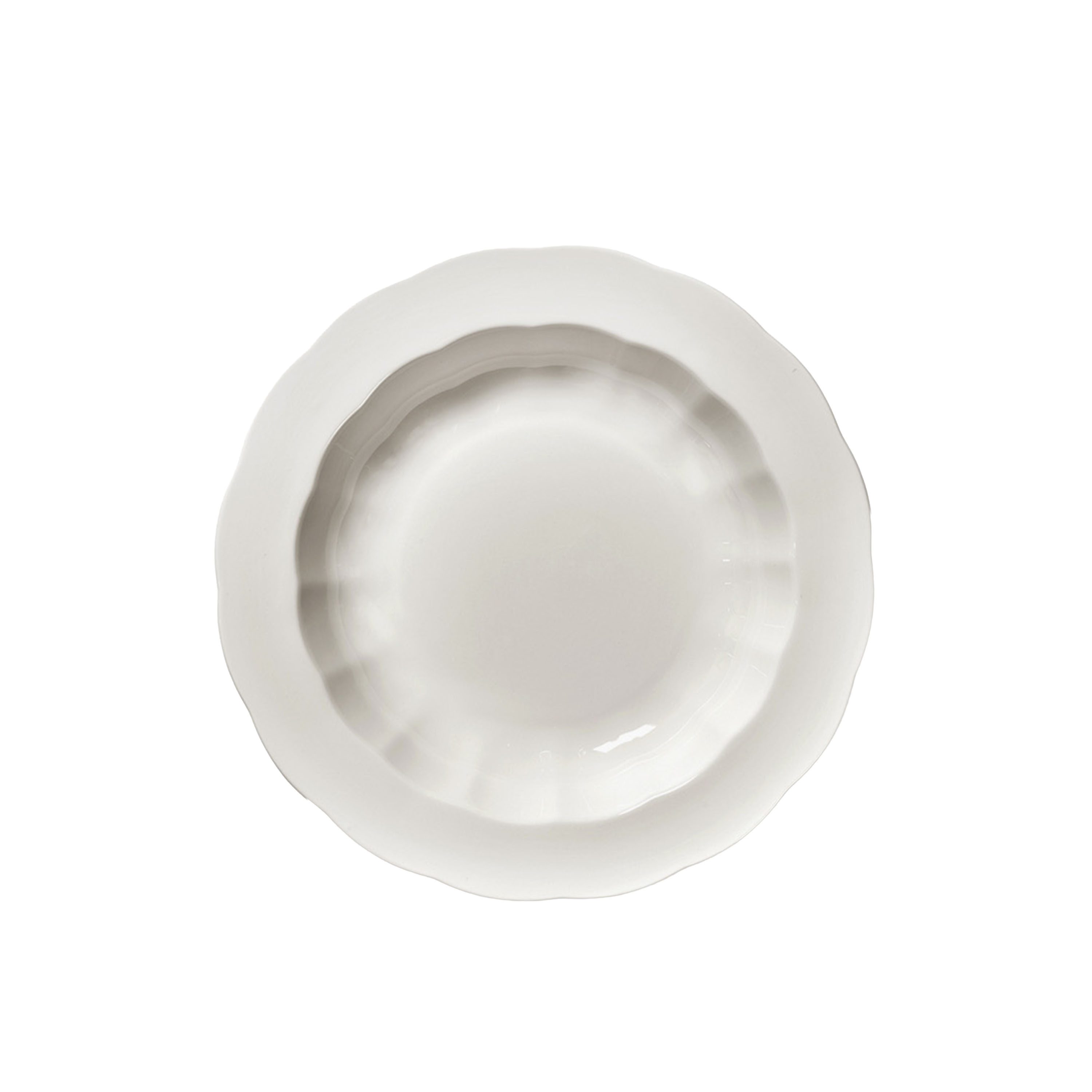 Silhouette Djup Tallrik White Ø24 4-pack