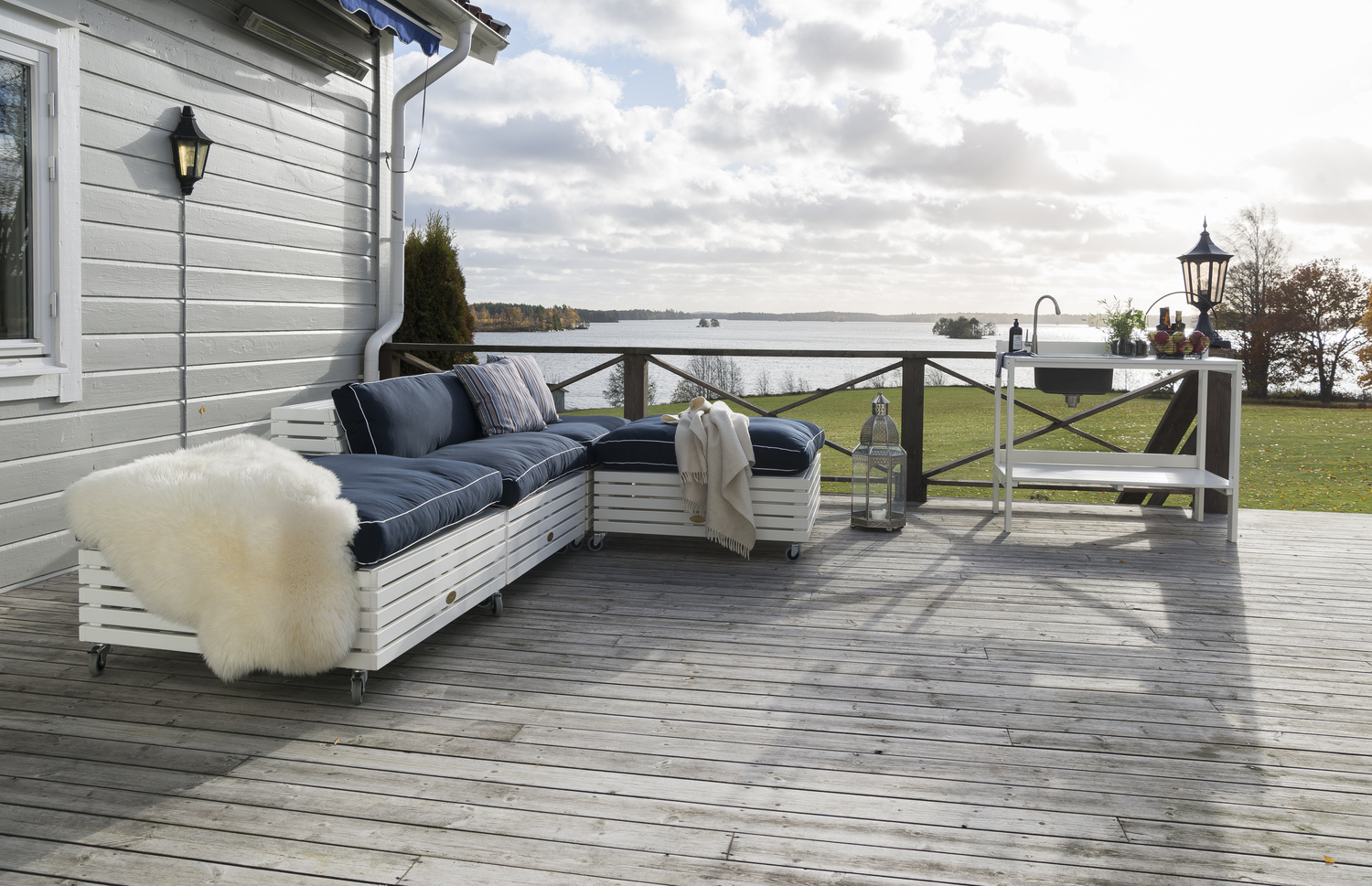 Hillerstorp Bara Vara Nojatuoli Valkoinen