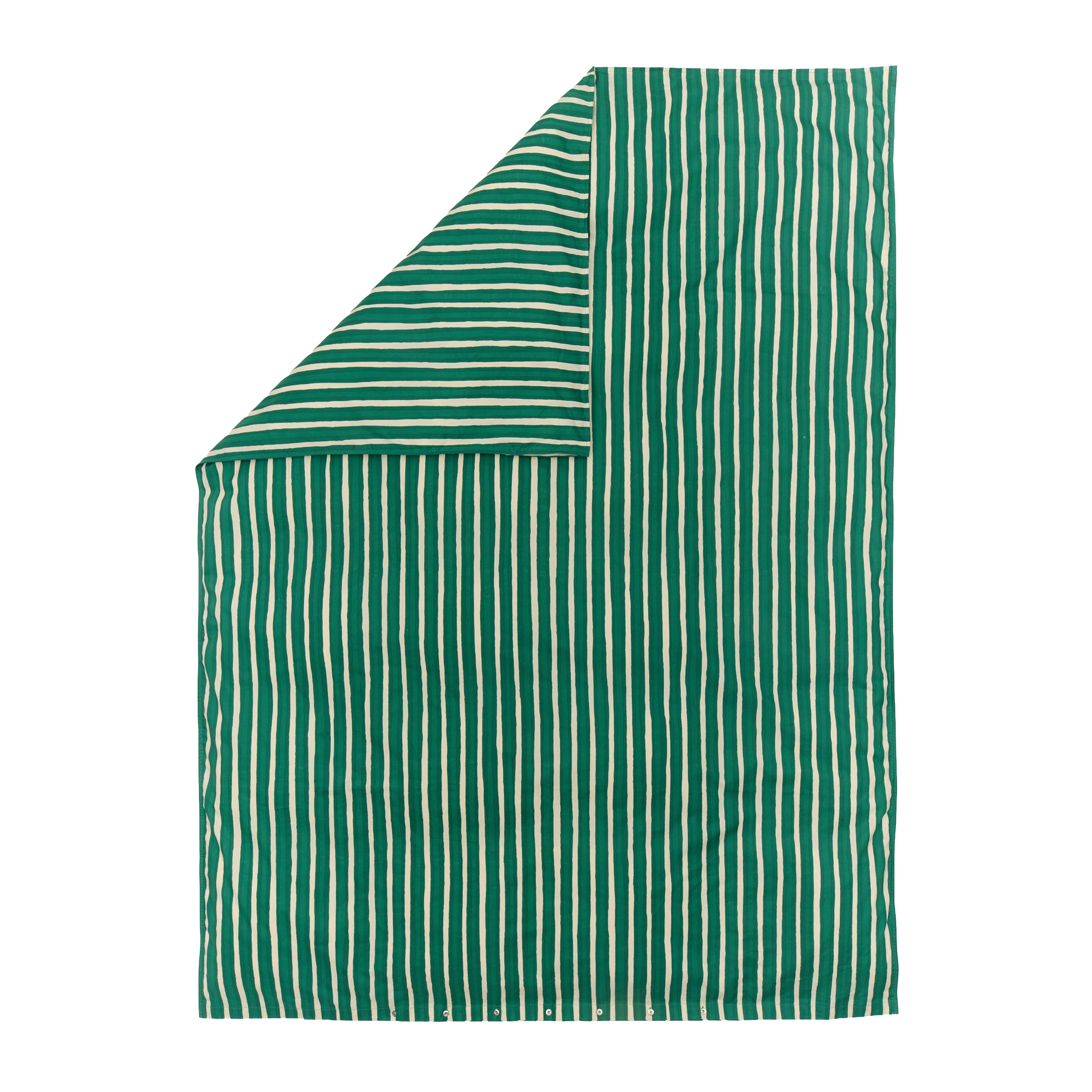 Iso Piccolo Bettbezug Off White/Emerald 150x210