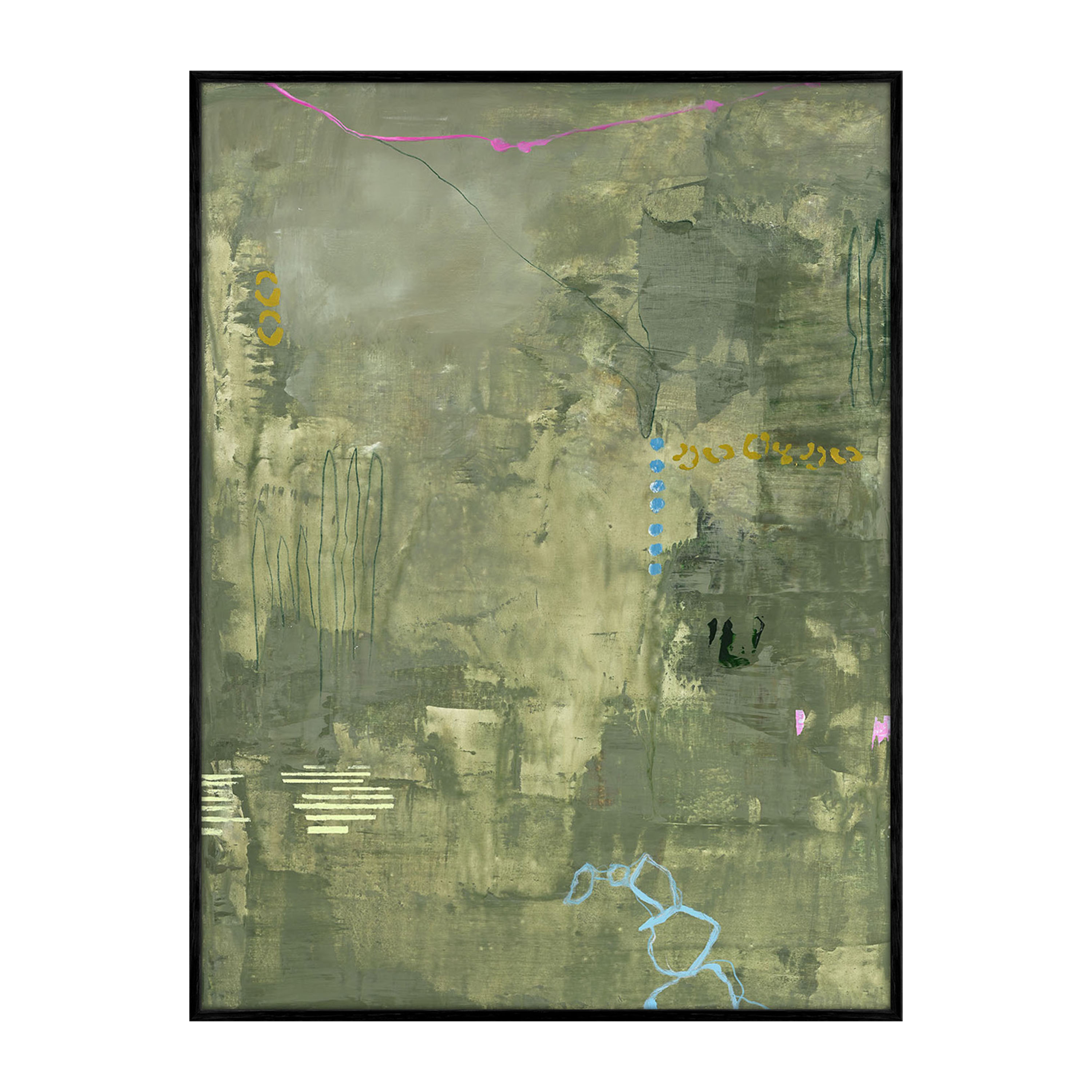 Green Petite Bilde Svart Ramme 90x120