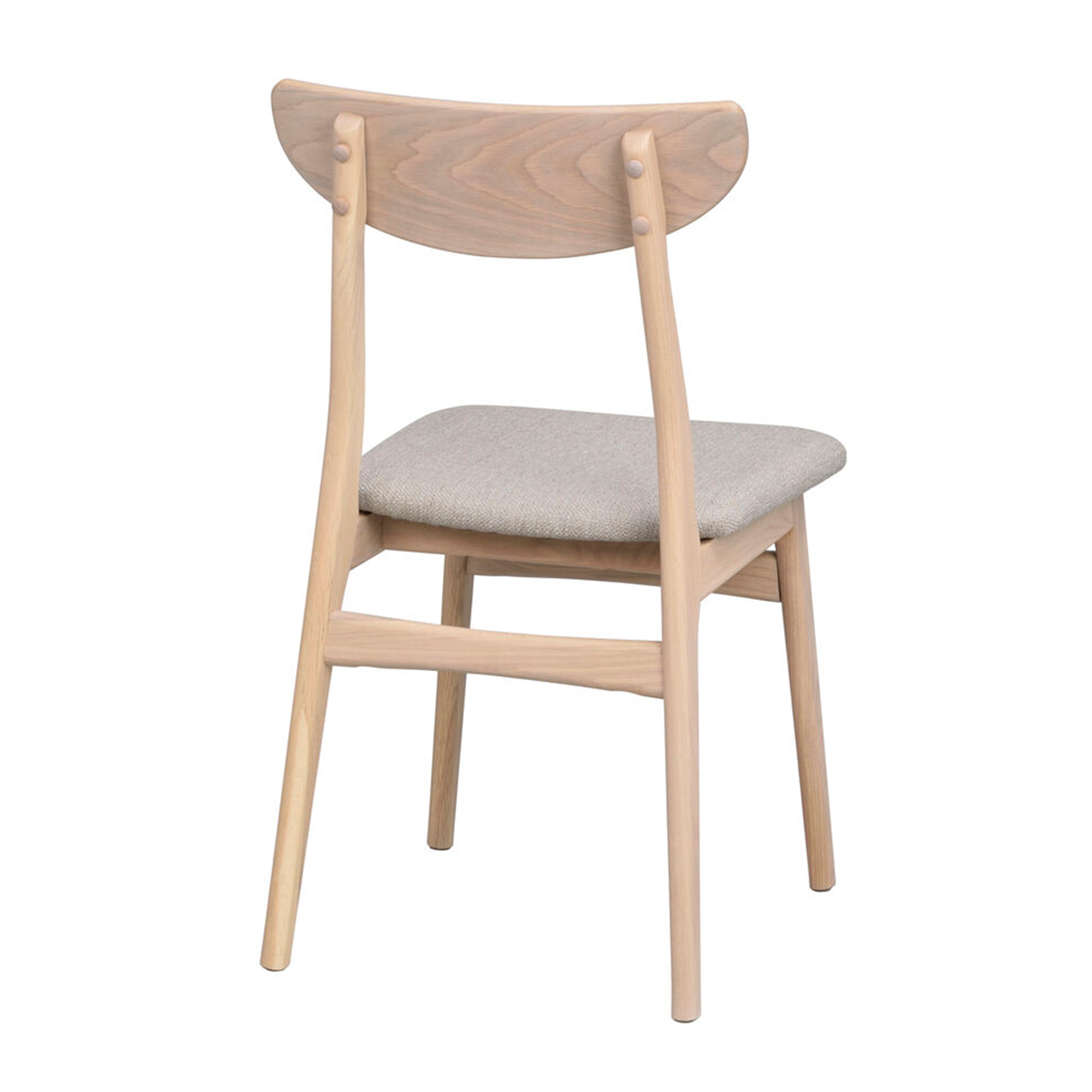 Rowico Home Rodham Matstol Vitpigment Ek/Gråbeige