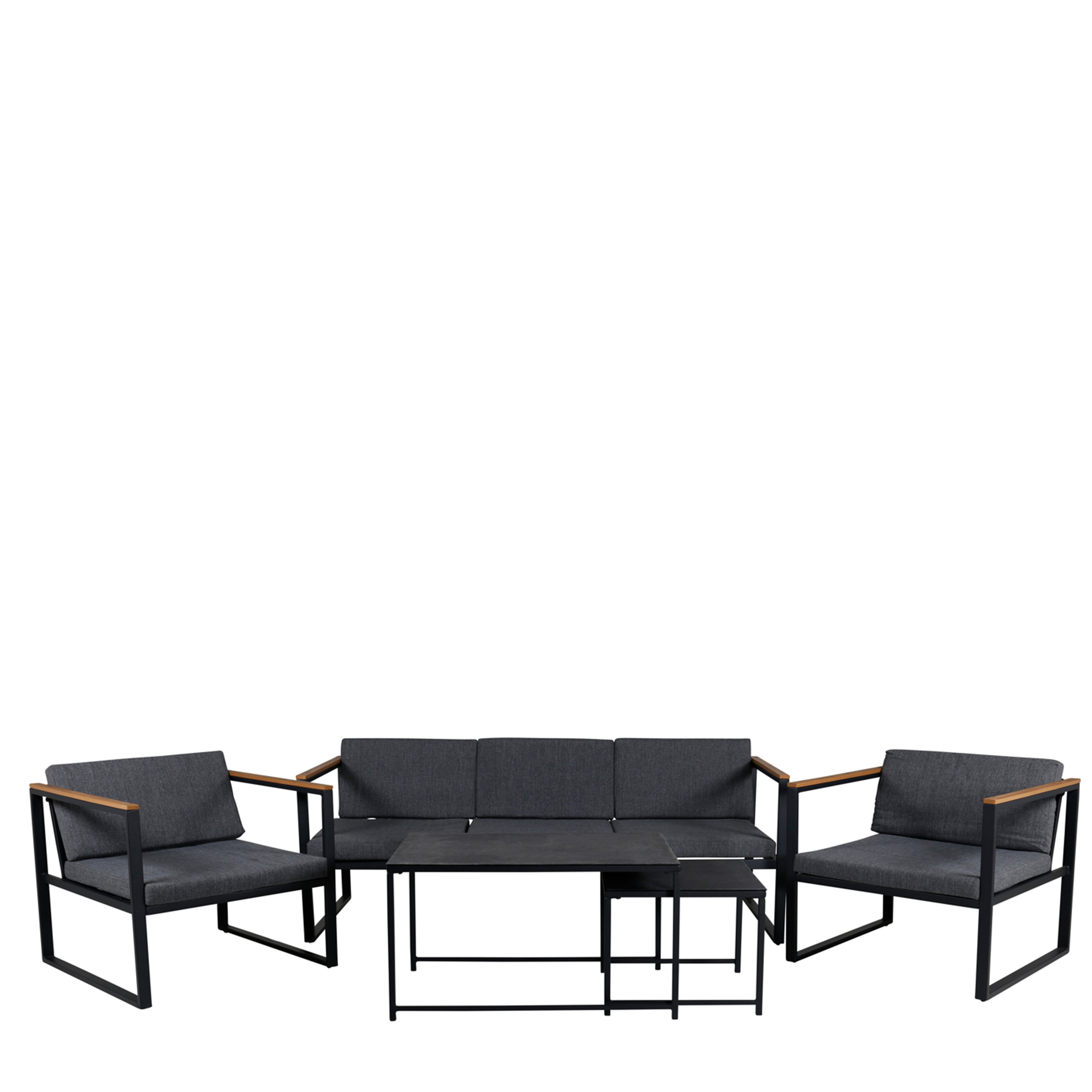 Venture Home Dakar Loungegrupp inkl Bord Grey/Black