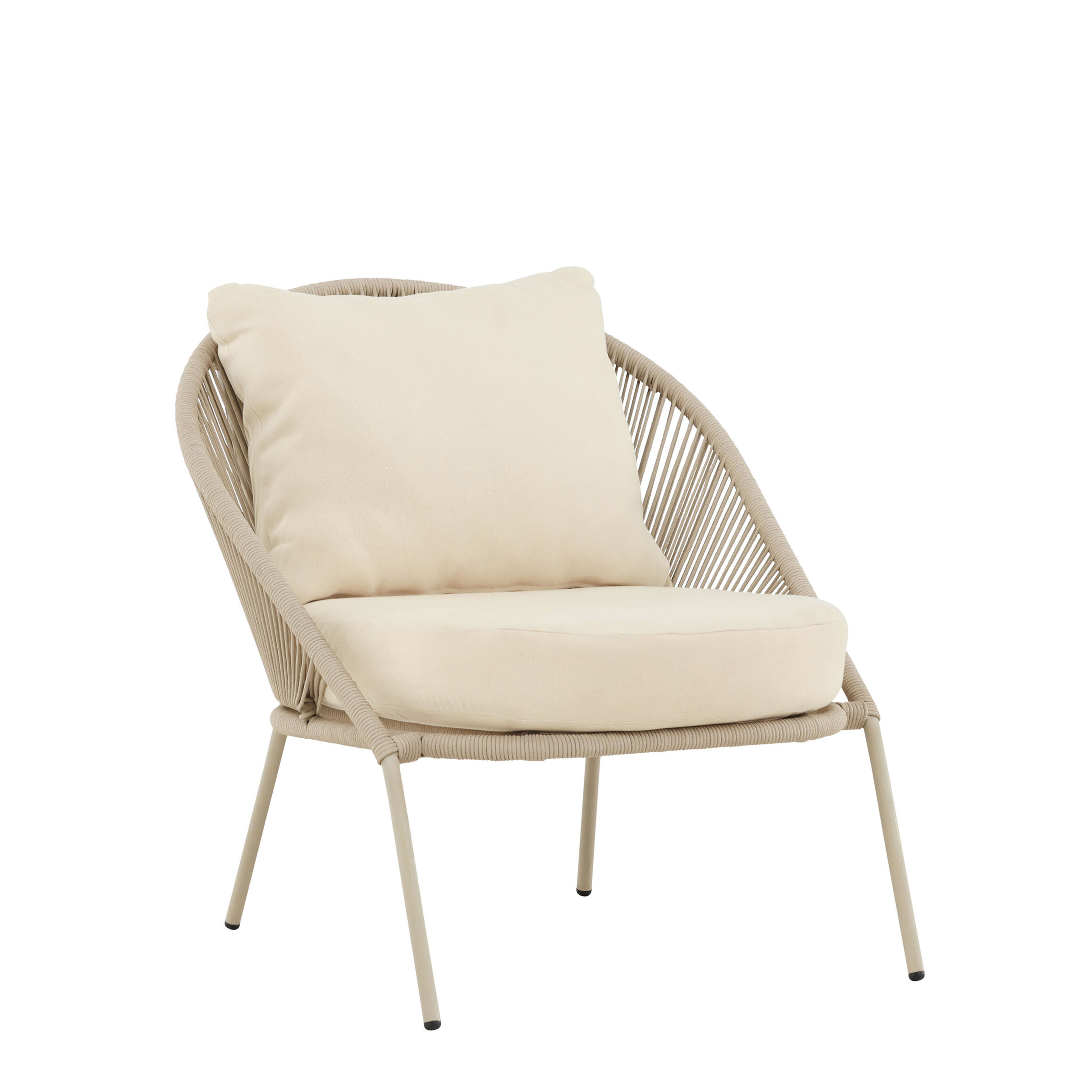 Lindos Loungestol Beige