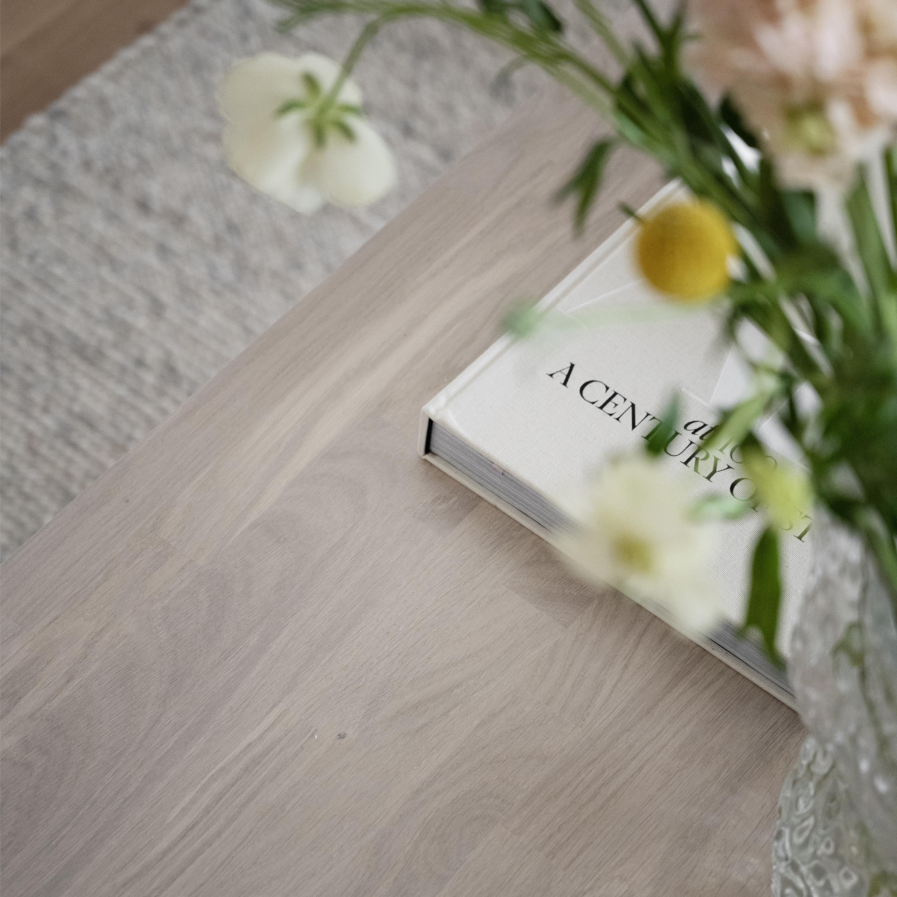 Rowico Home Brooklyn Couchtisch Weiß pigmentierte Eiche