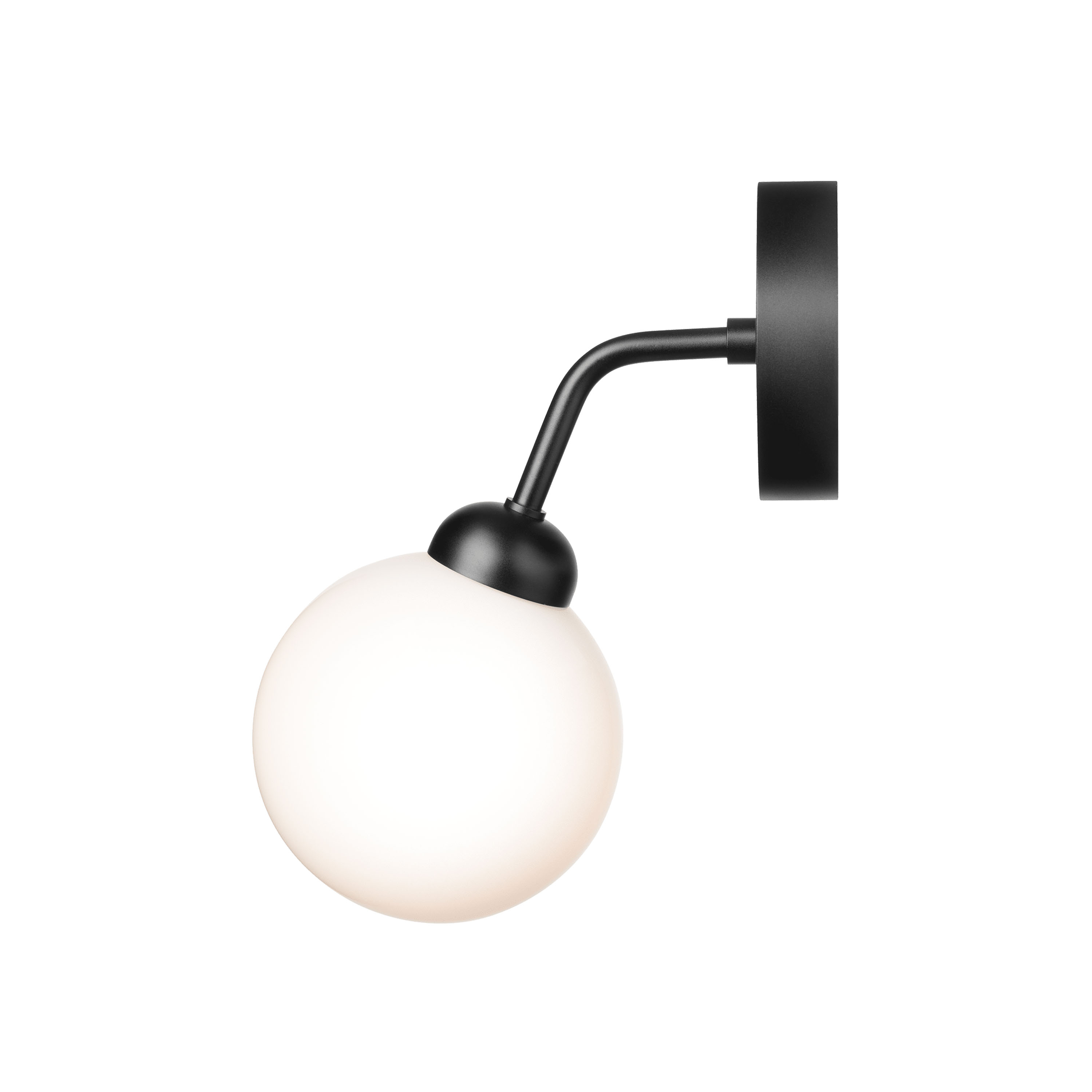 Nuura Apiales Vägglampa Satin Black/Opal