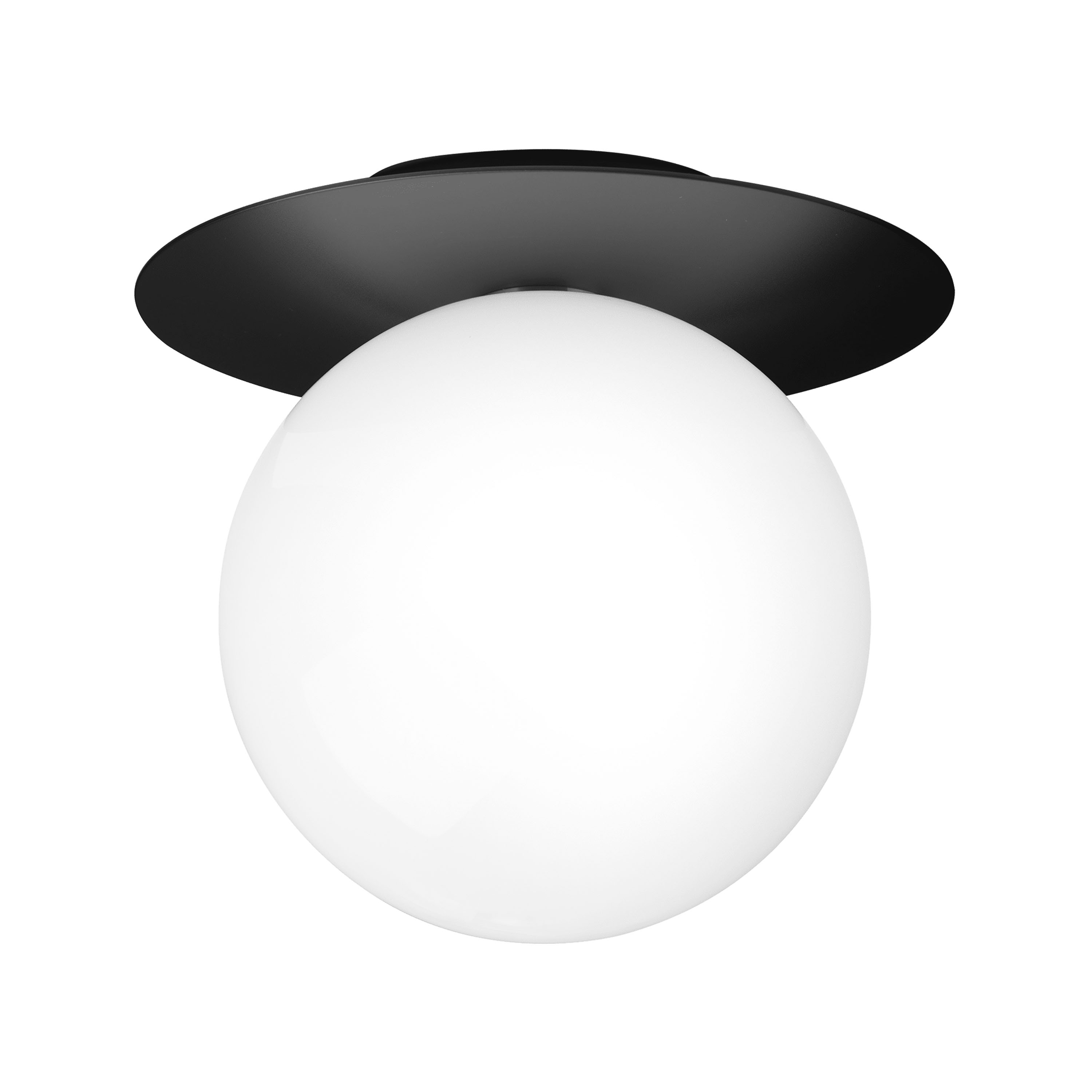 Nuura Liila 1 Vägg-/taklampa Black/Opal Large