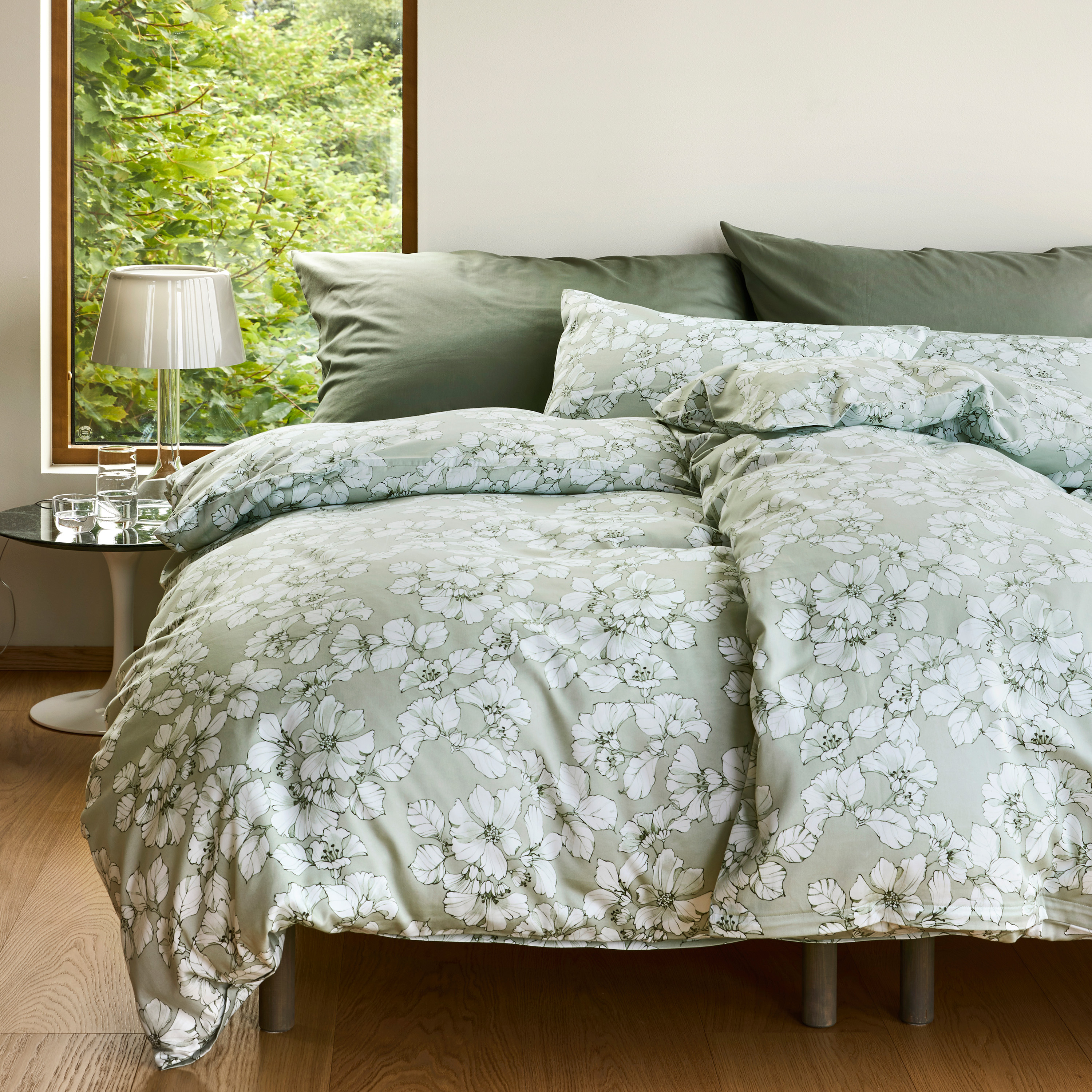 Høie Amelia Pussilakanasetti Vihreä 150x210/50x60