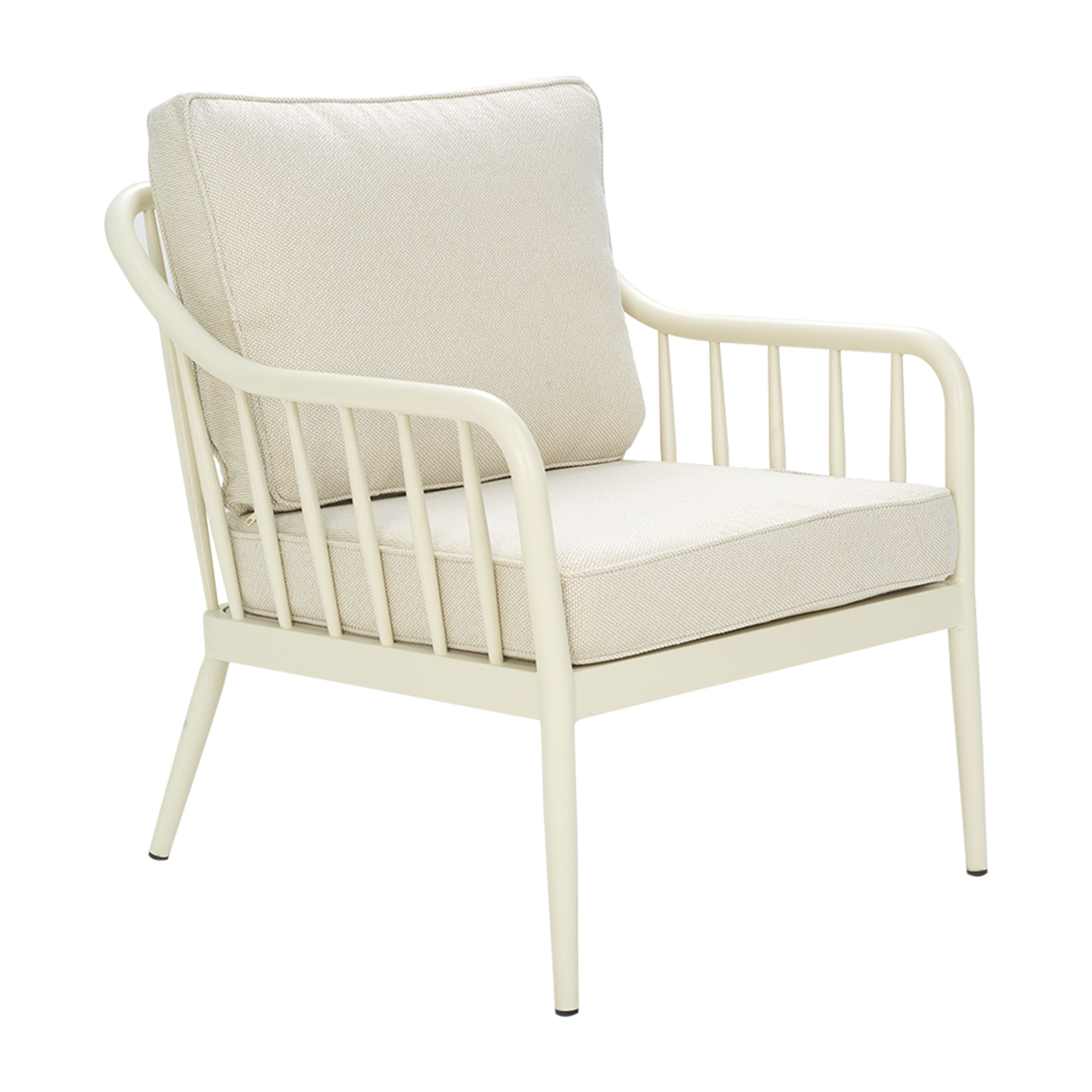 Coleville Loungefotölj Pearl White/Dot Beige