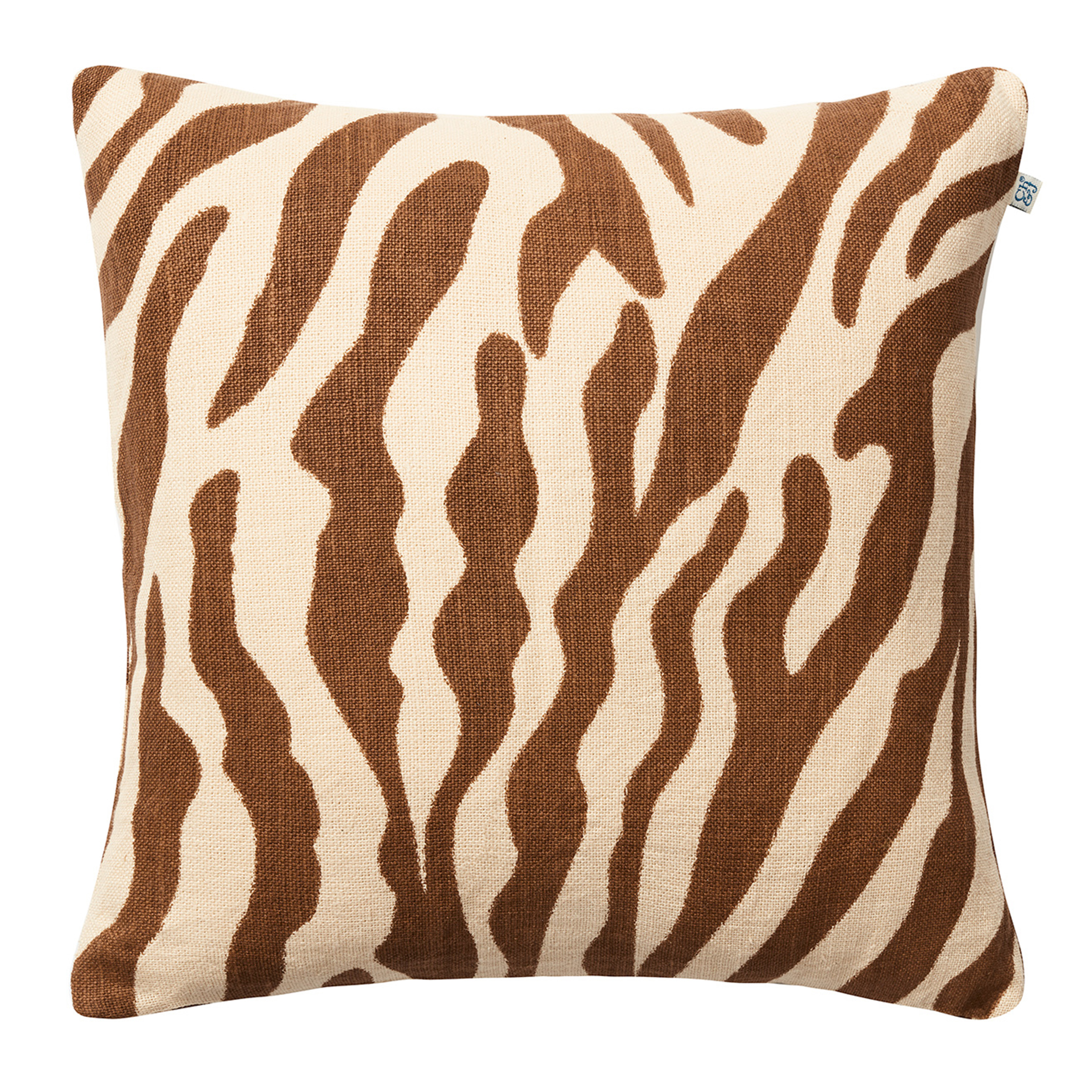 Zebra Linen Kuddfodral Taupe 50x50